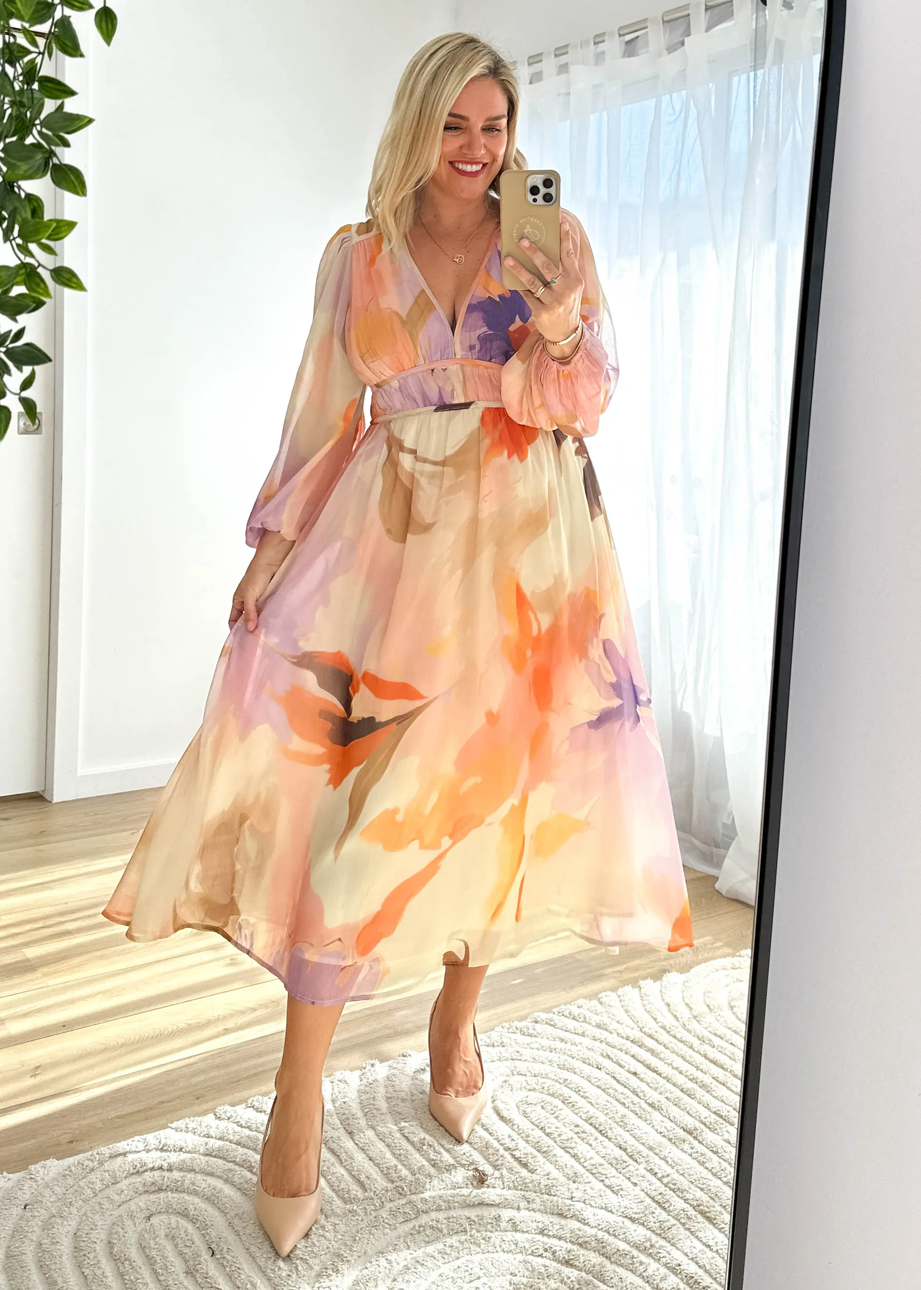 Adah Maxi Dress - Lilac Calypso sold by Gingham & Heels product image thumbnail 4