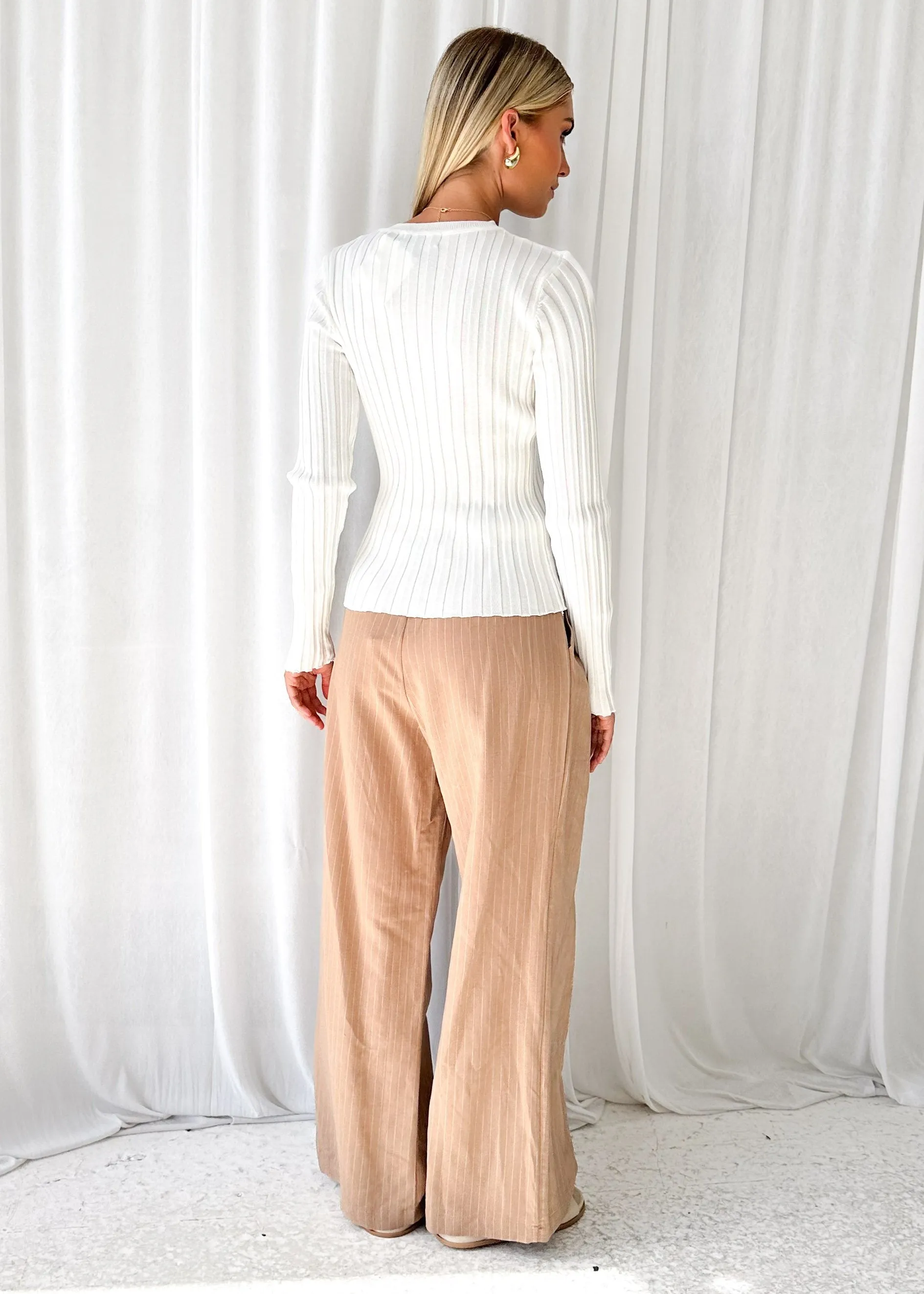 Kya Knit Top - Off White sold by Gingham & Heels product image thumbnail 5