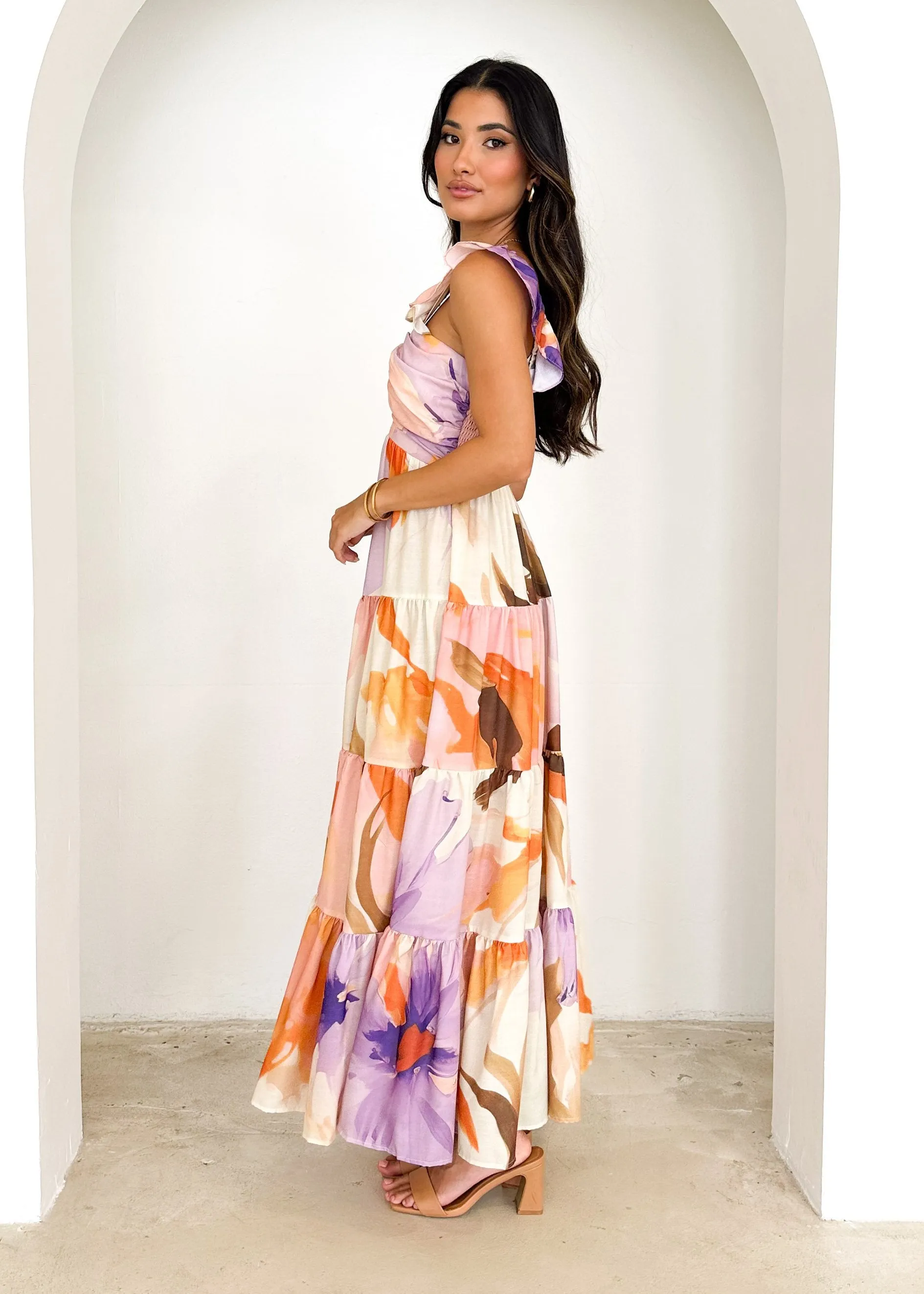 Yvette Maxi Dress - Lilac Calypso sold by Gingham & Heels product image thumbnail 4