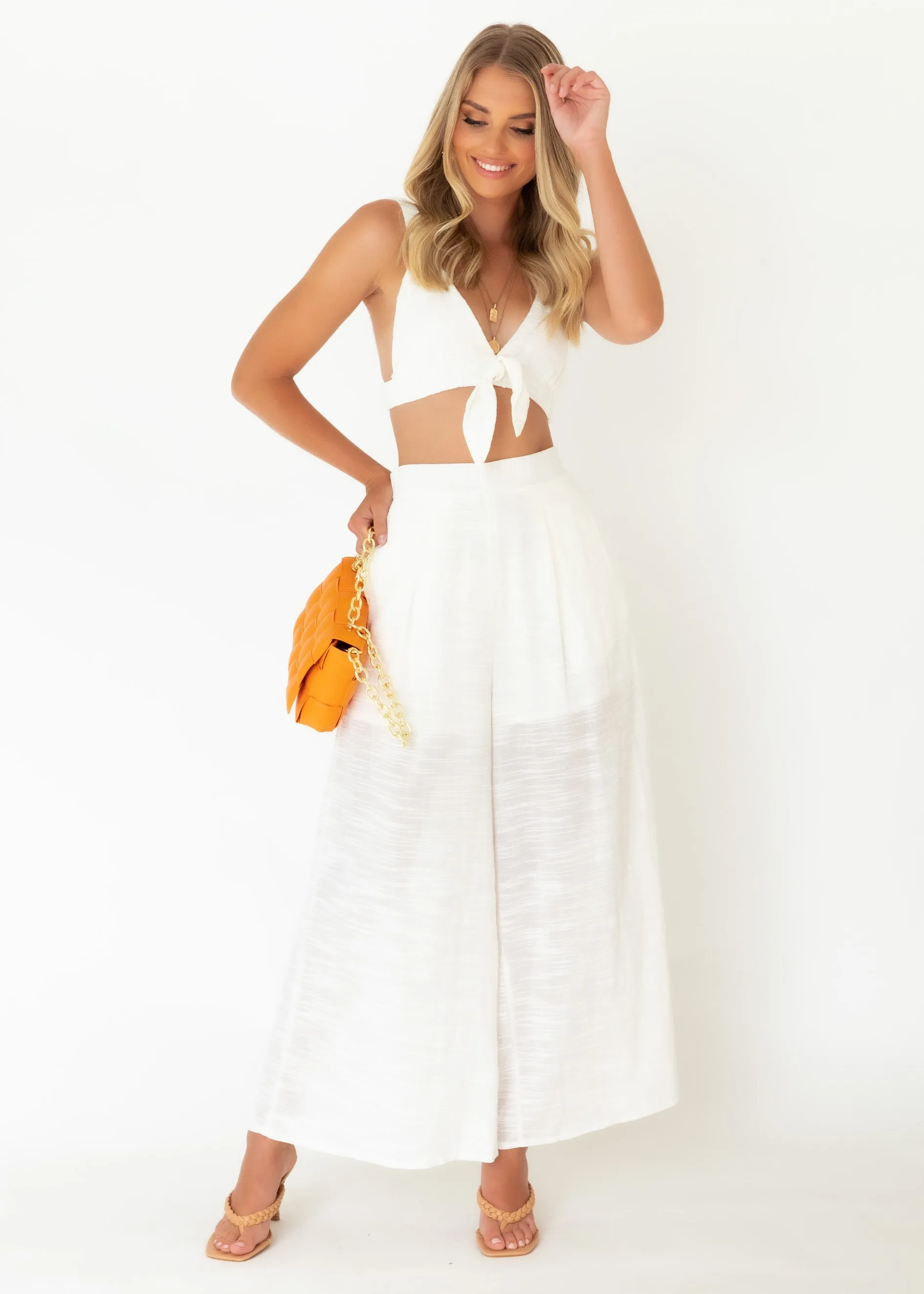 Klein Crop - Off White sold by Gingham & Heels product image thumbnail 3