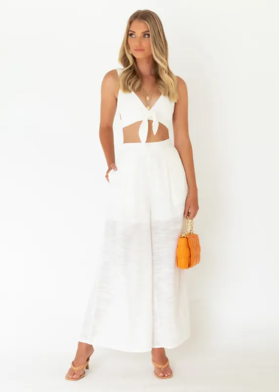 Klein Crop - Off White sold by Gingham & Heels