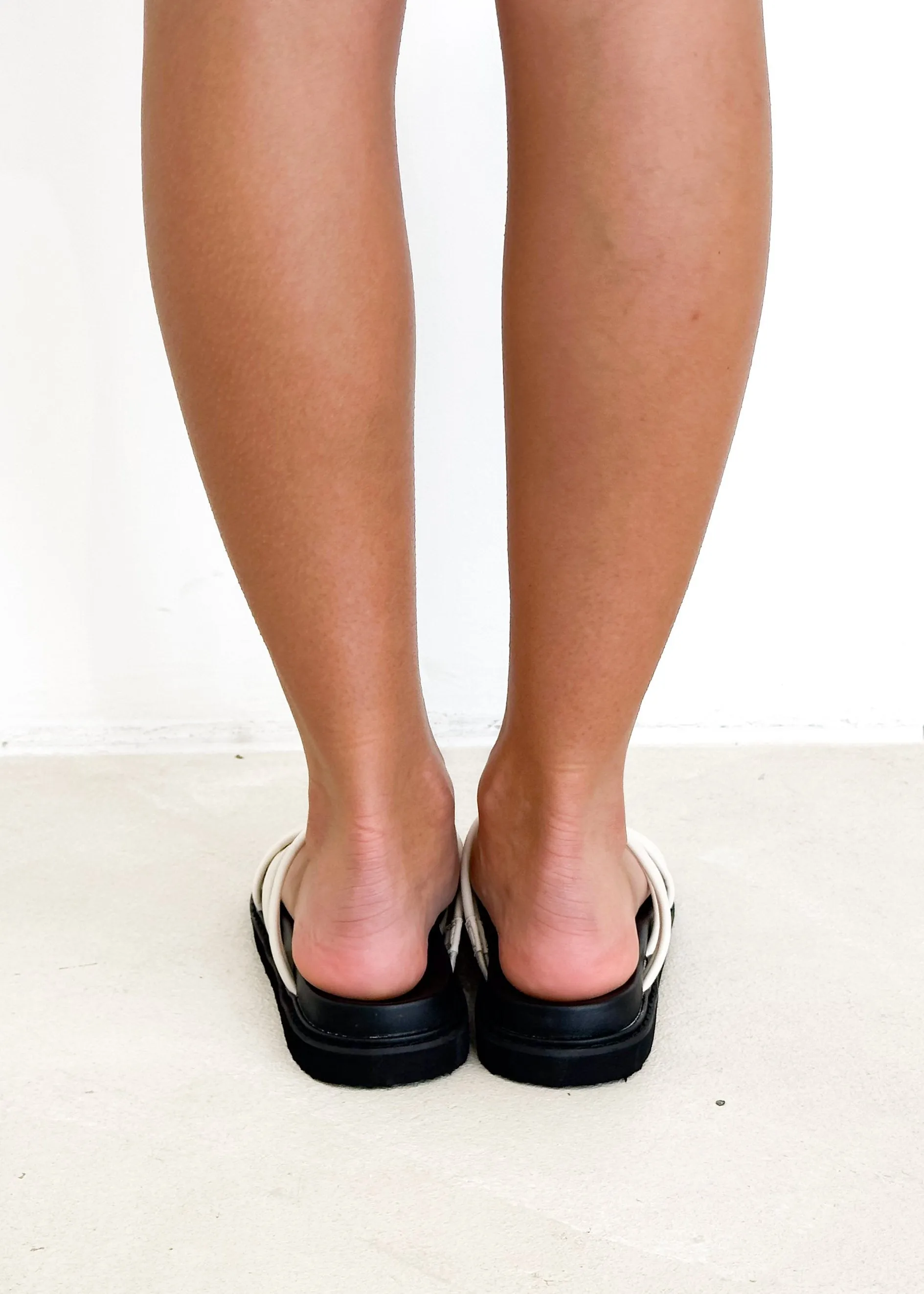 Zakari Slide - Bone sold by Gingham & Heels product image thumbnail 4