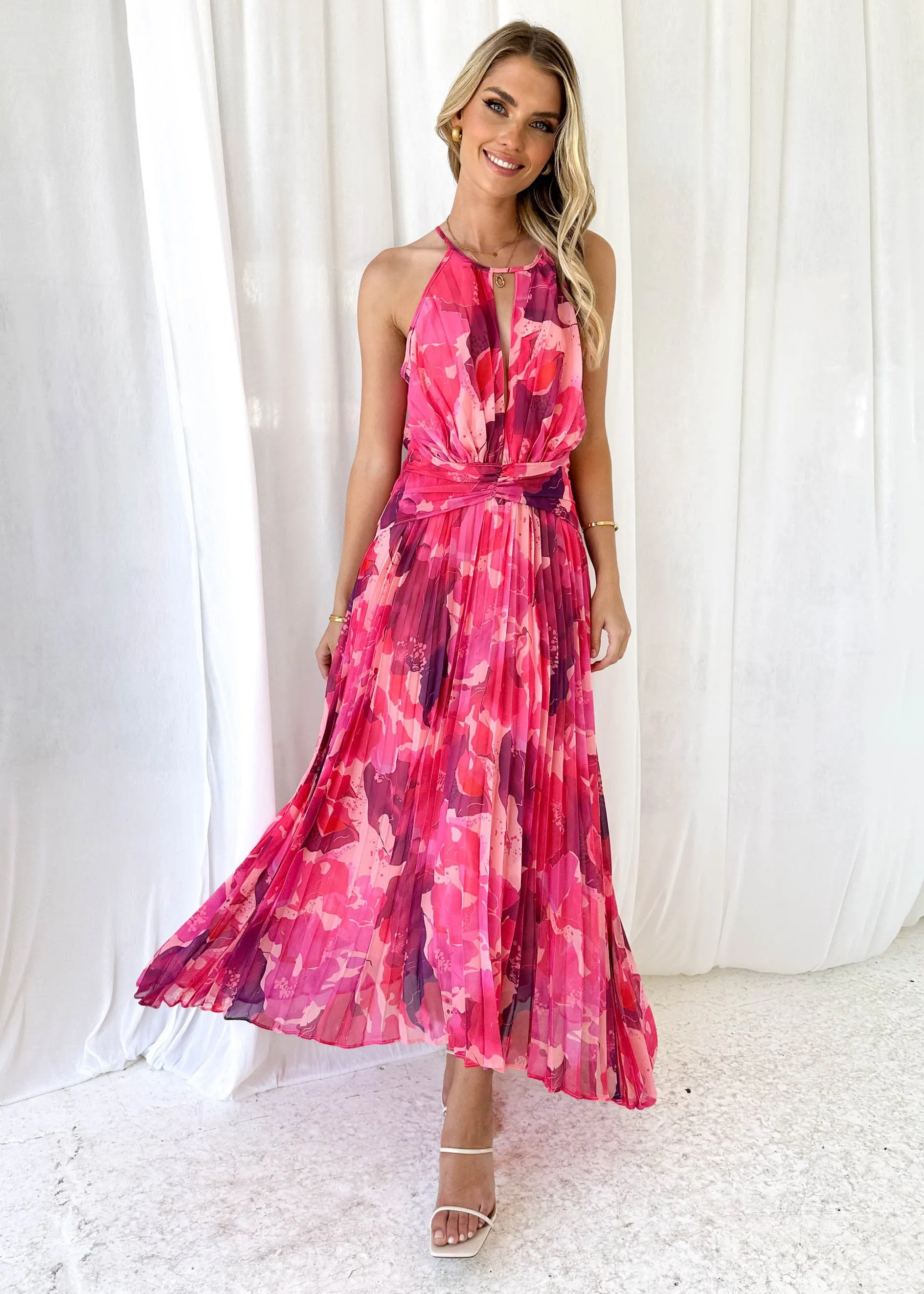 Bettino Midi Dress - Magenta Rush sold by Gingham & Heels product image thumbnail 3