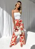 Avianna Pants - Orange Botanica sold by Gingham & Heels
