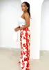 Avianna Pants - Orange Botanica sold by Gingham & Heels