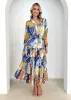 Brigette Maxi Dress - Celtic Swirl sold by Gingham & Heels