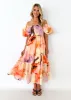 Vellora Midi Dress - Lilac Calpyso sold by Gingham & Heels