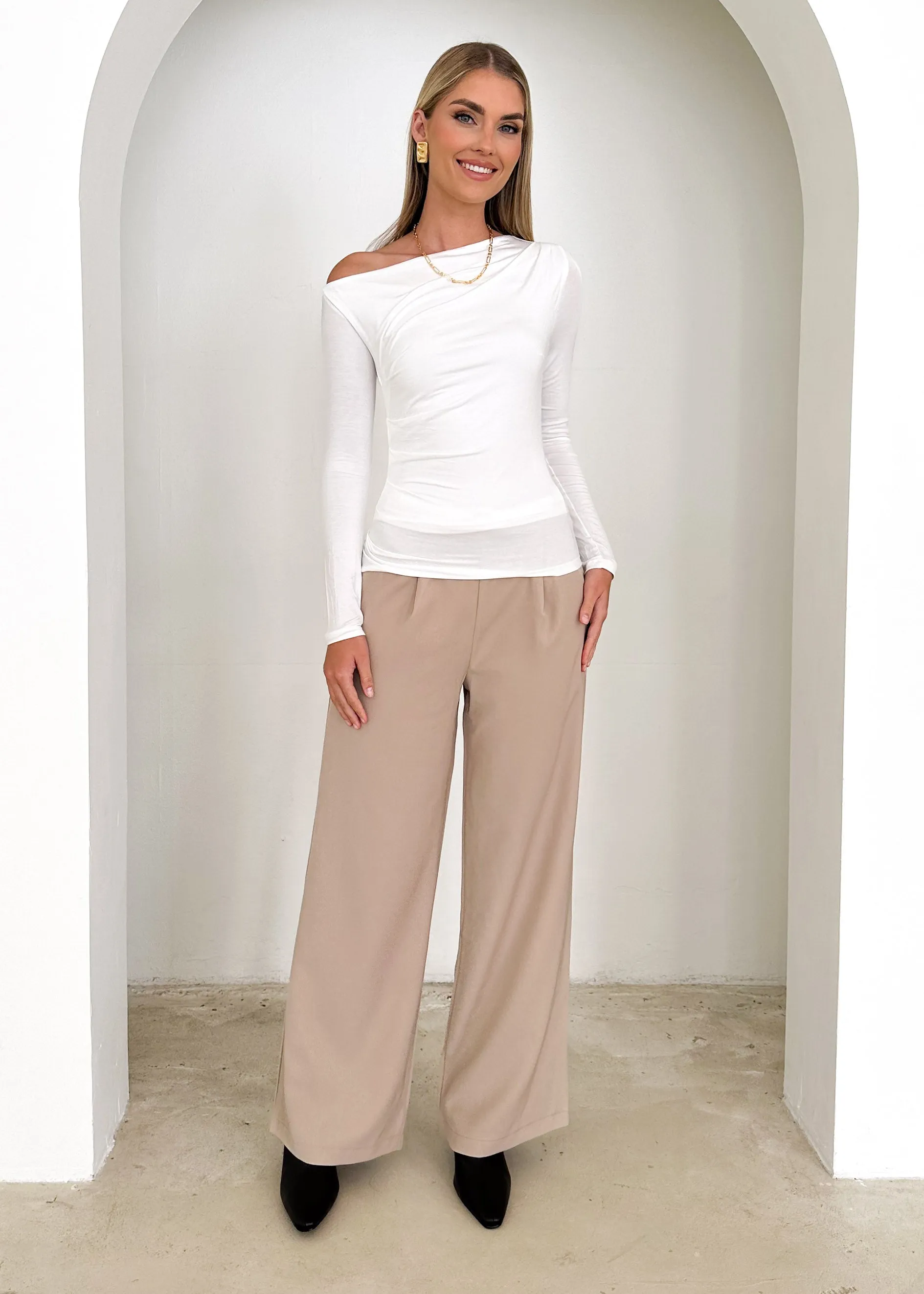 Kaira Top - Off White sold by Gingham & Heels product image thumbnail 3