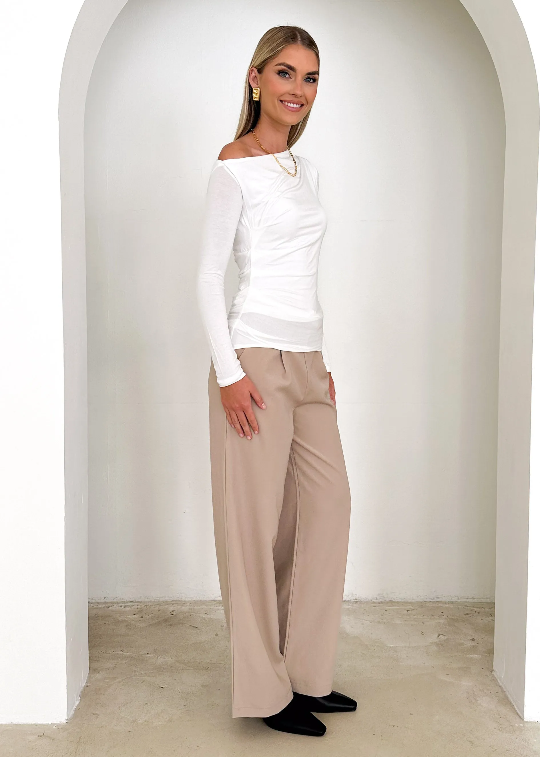 Kaira Top - Off White sold by Gingham & Heels product image thumbnail 4