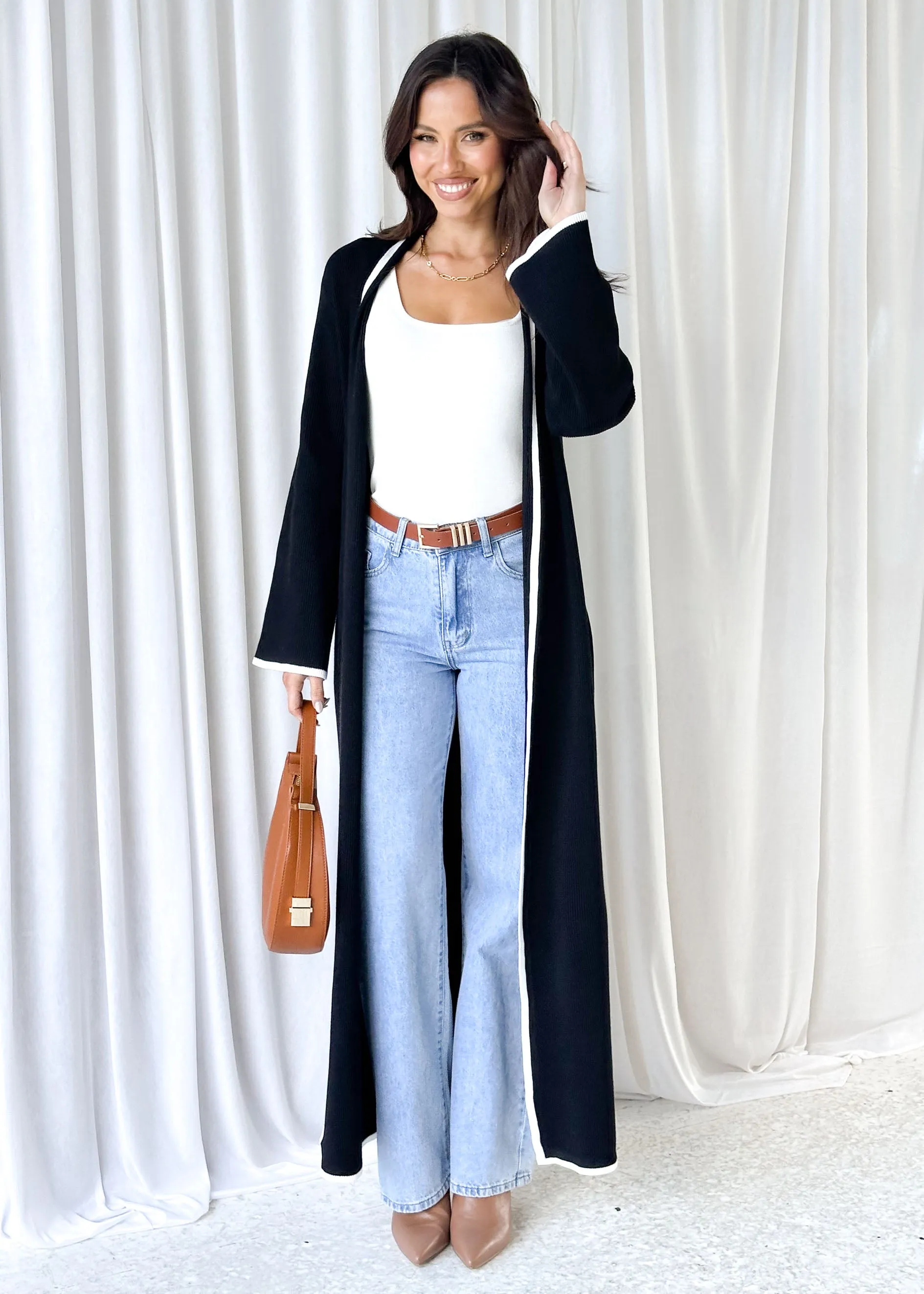 Darlo Cardigan - Black sold by Gingham & Heels product image thumbnail 5