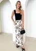 Melcie Midi Skirt - Angelica Flowers sold by Gingham & Heels