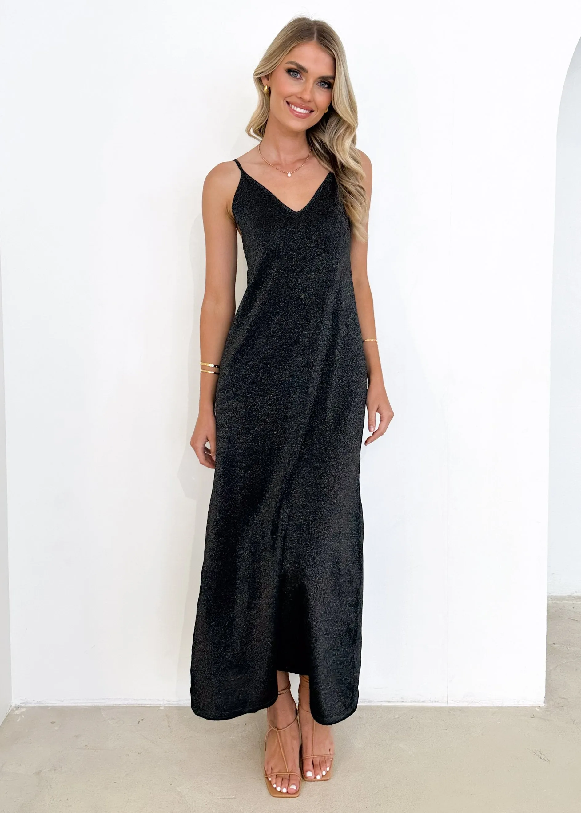 Tigher Maxi Dress - Black sold by Gingham & Heels product image thumbnail 3
