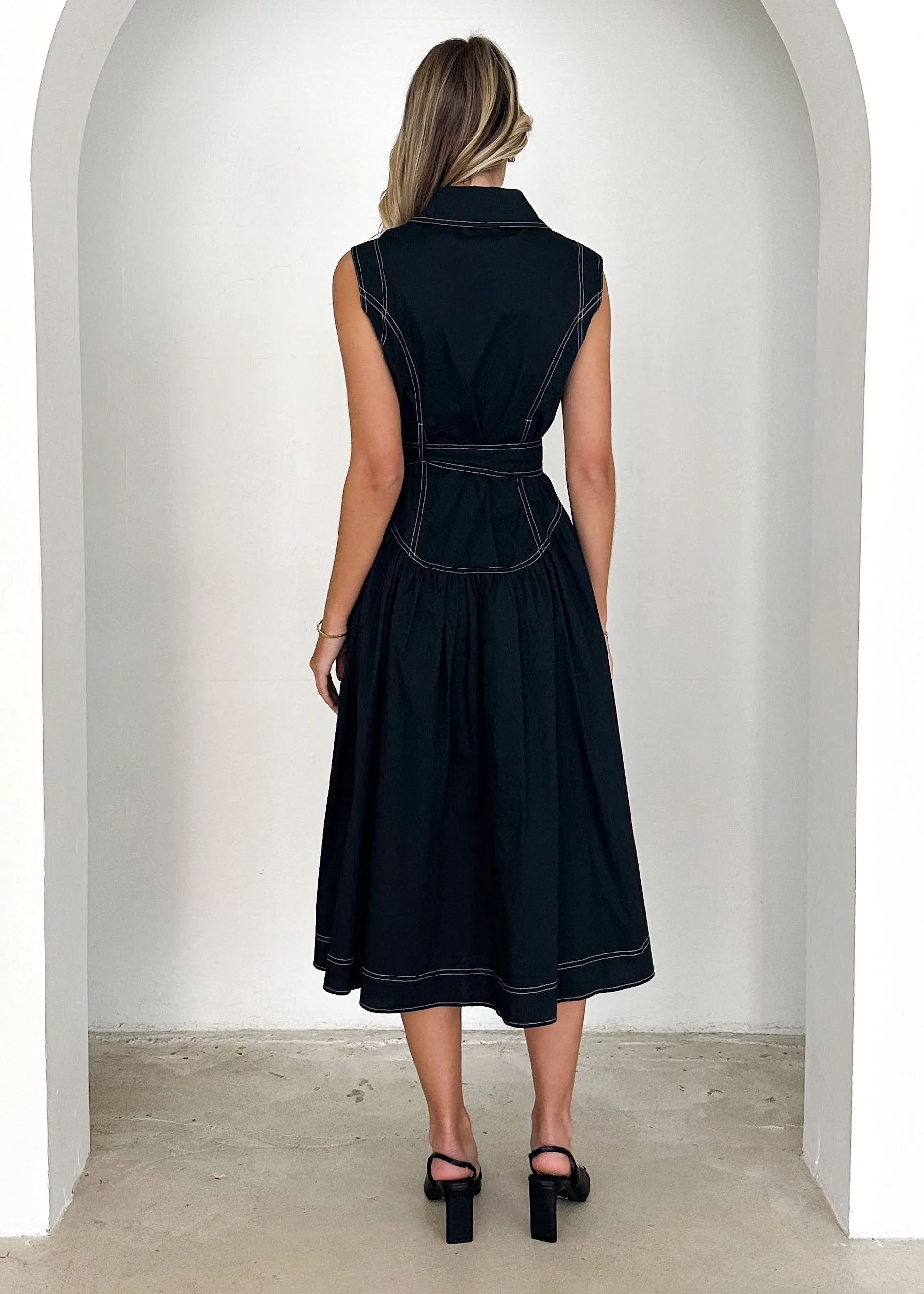 Tiarne Midi Dress - Black sold by Gingham & Heels product image thumbnail 5