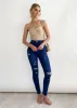 Jordina Hi-Rise Jeans - Dark Blue sold by Gingham & Heels