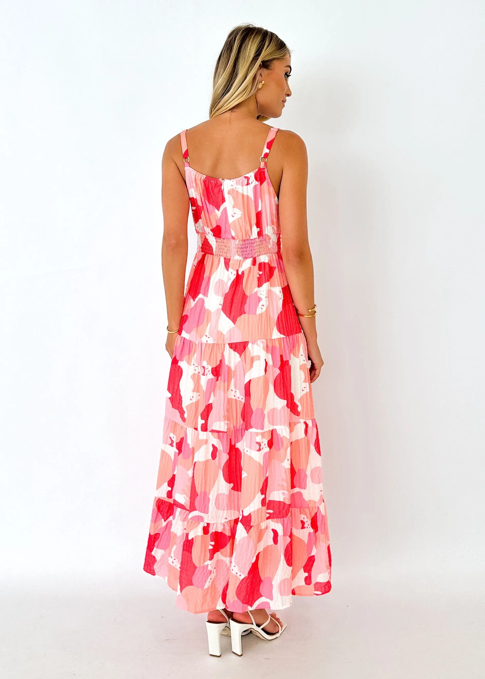 Hillso Maxi Dress - Pink Floral sold by Gingham & Heels product image thumbnail 5