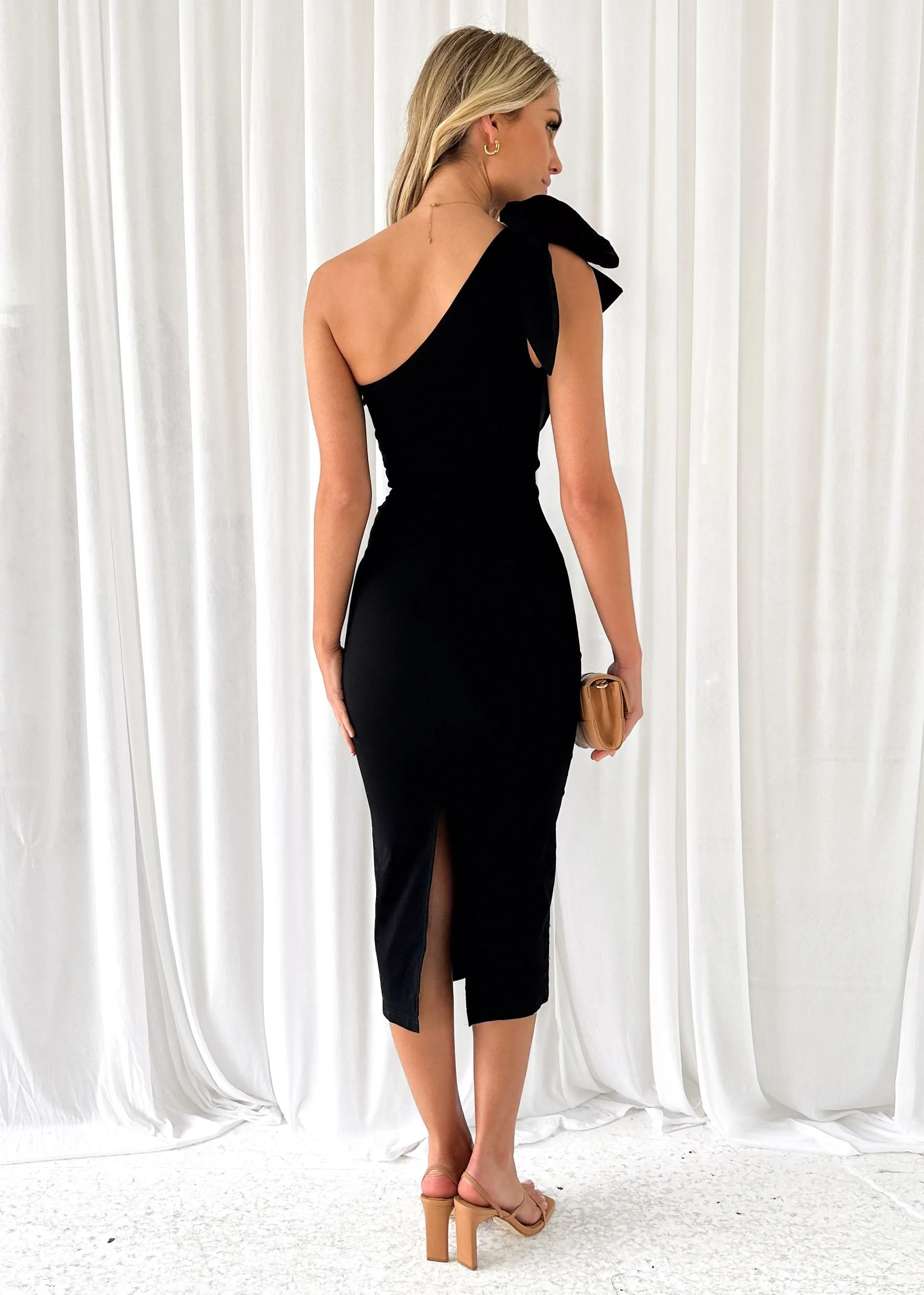 Luno Midi Dress - Black sold by Gingham & Heels product image thumbnail 4