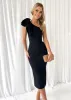 Luno Midi Dress - Black sold by Gingham & Heels