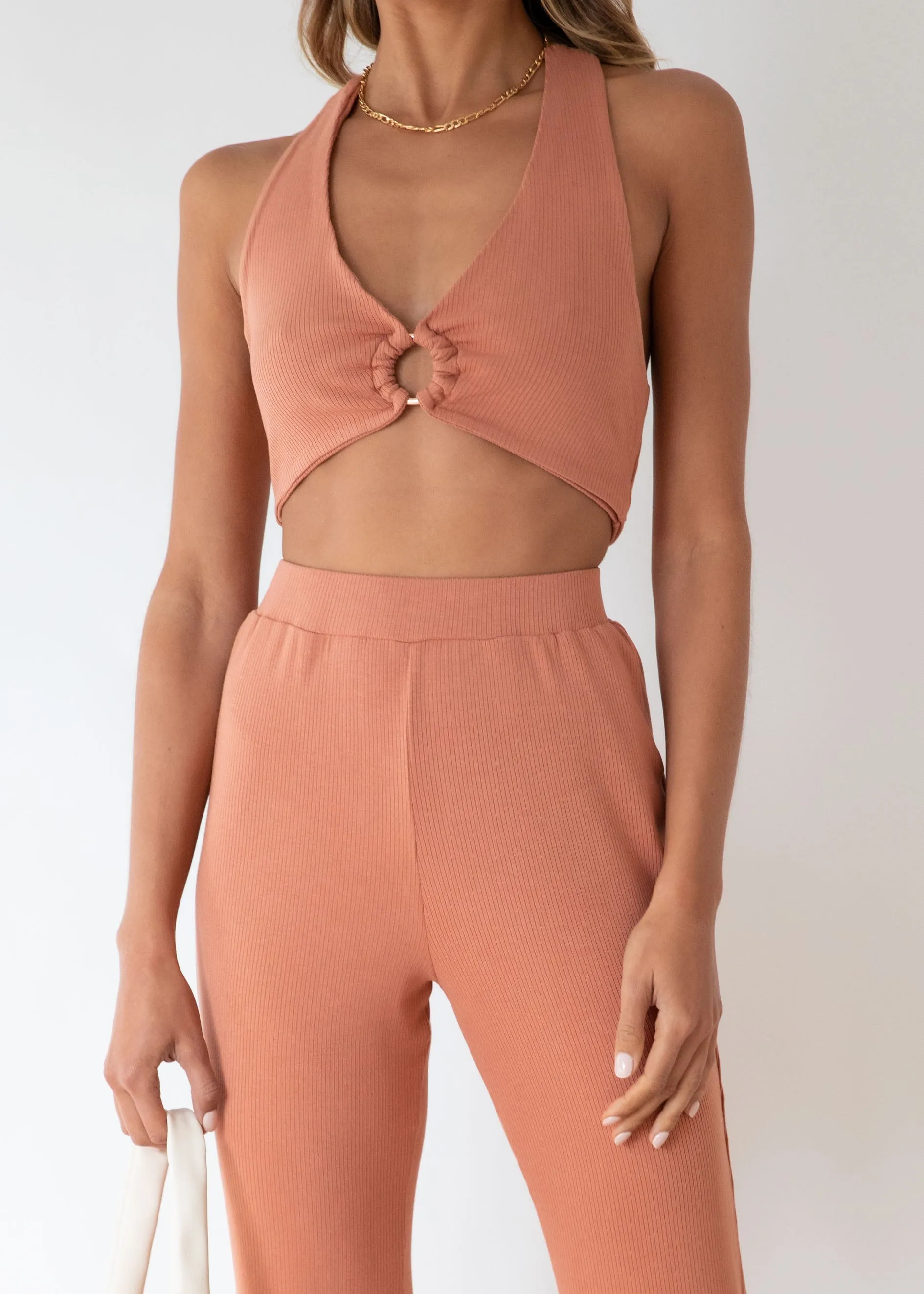 Fresh Faced Crop - Bronze sold by Gingham & Heels