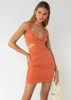Bucket List Cut Out Dress - Terracotta sold by Gingham & Heels