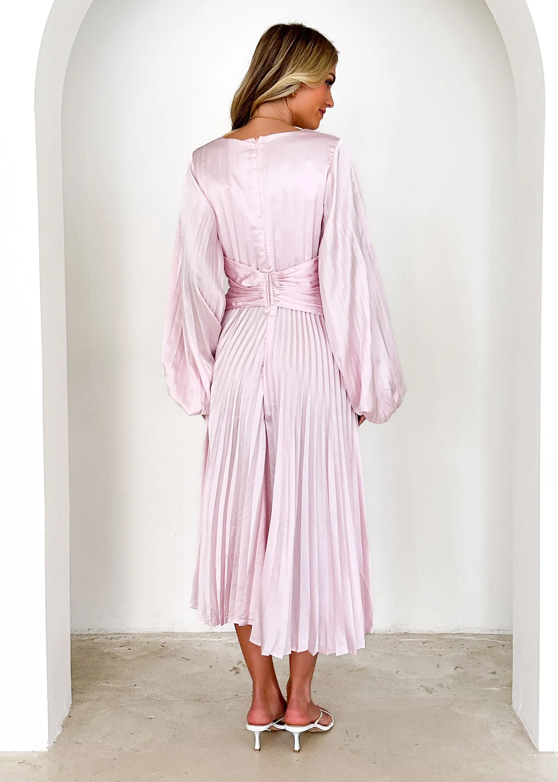 Narina Midi Dress - Blush sold by Gingham & Heels product image thumbnail 5
