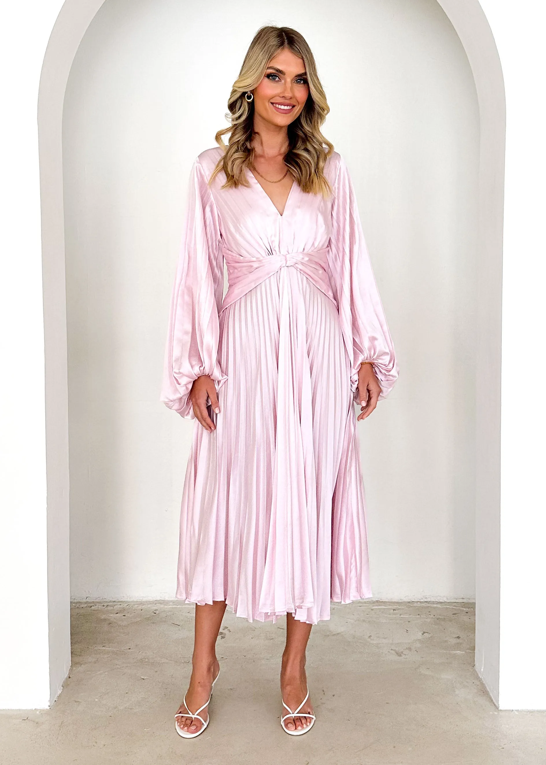 Narina Midi Dress - Blush sold by Gingham & Heels product image thumbnail 3