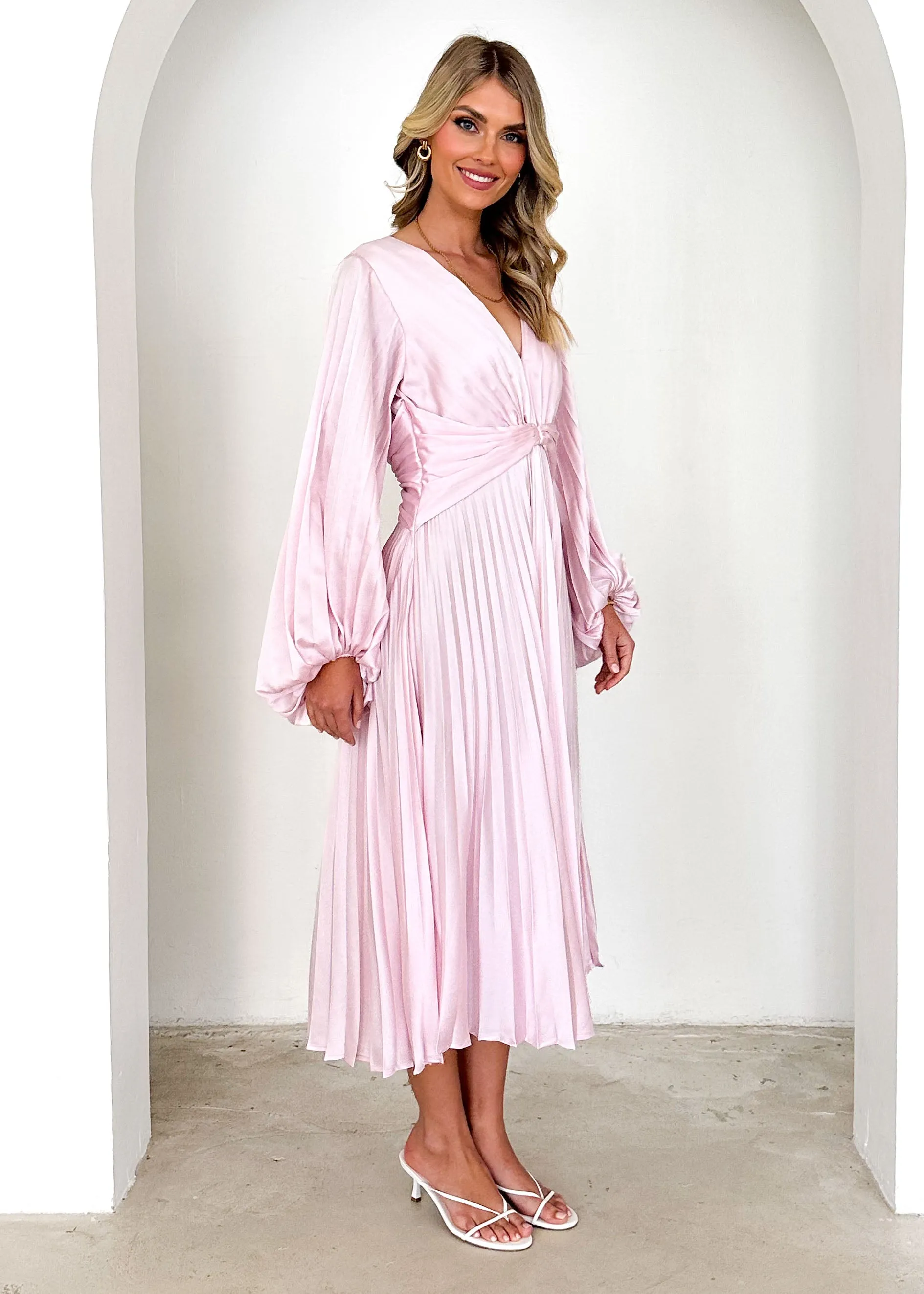 Narina Midi Dress - Blush sold by Gingham & Heels product image thumbnail 4
