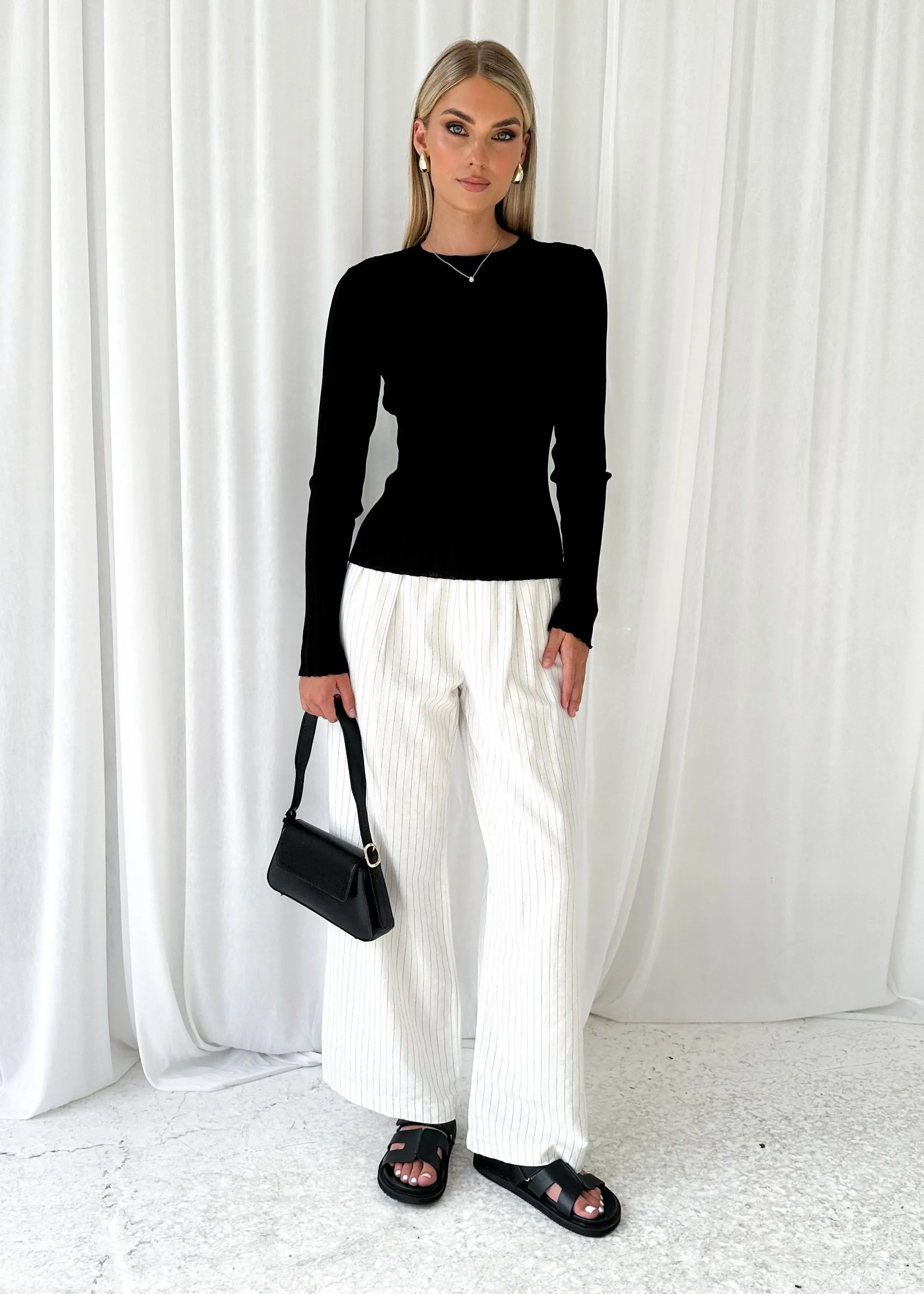 Kya Knit Top - Black sold by Gingham & Heels product image thumbnail 5