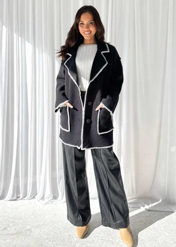 Harlo Cardigan - Black sold by Gingham & Heels