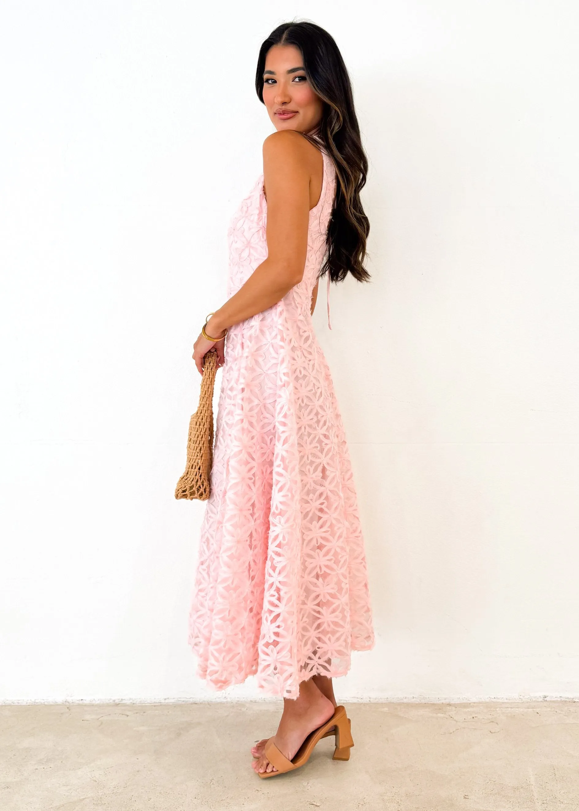 Daisi Midi Dress - Blush sold by Gingham & Heels product image thumbnail 5