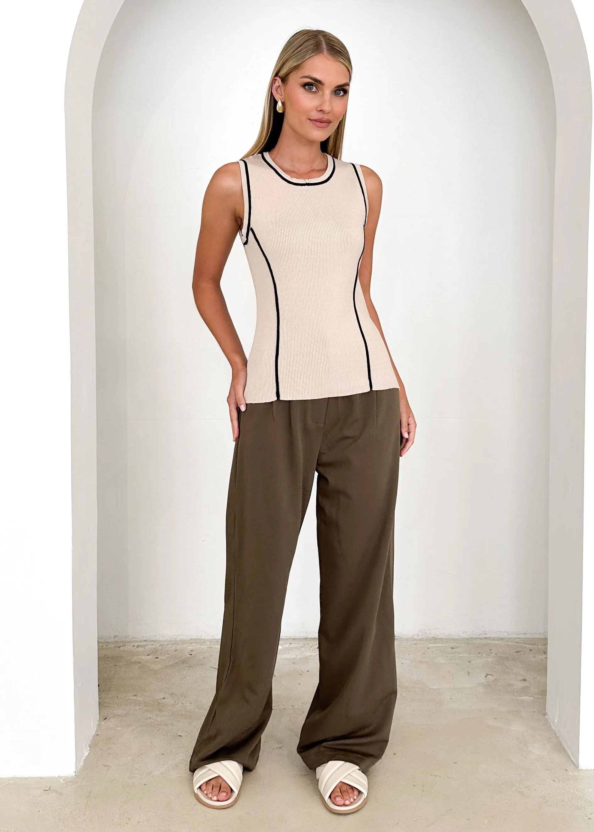 Tenny Knit Top - Nude sold by Gingham & Heels product image thumbnail 5