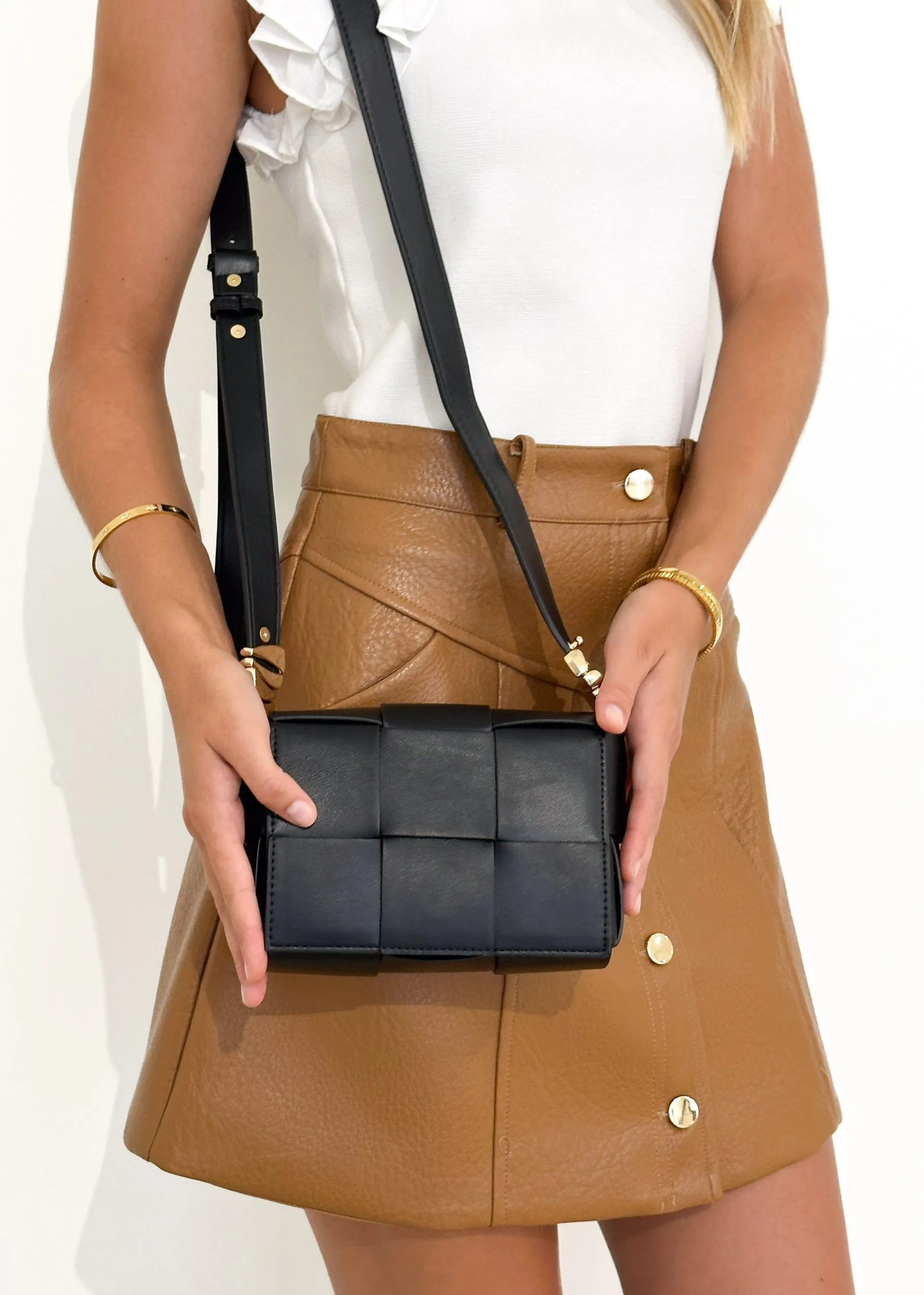 Birdy Crossbody Bag - Black sold by Gingham & Heels product image thumbnail 2