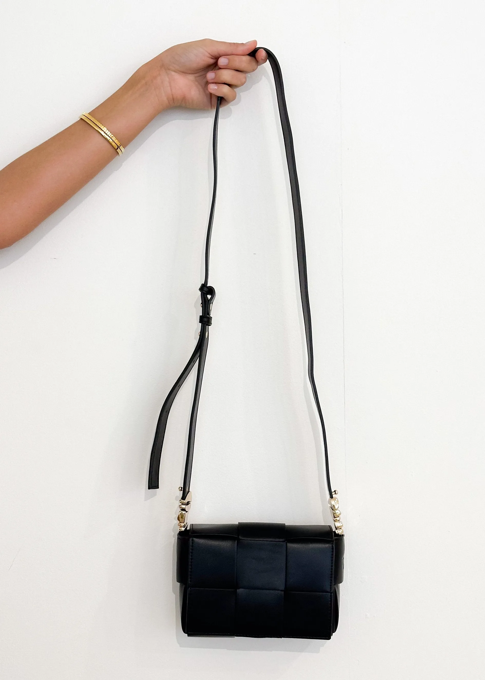 Birdy Crossbody Bag - Black sold by Gingham & Heels