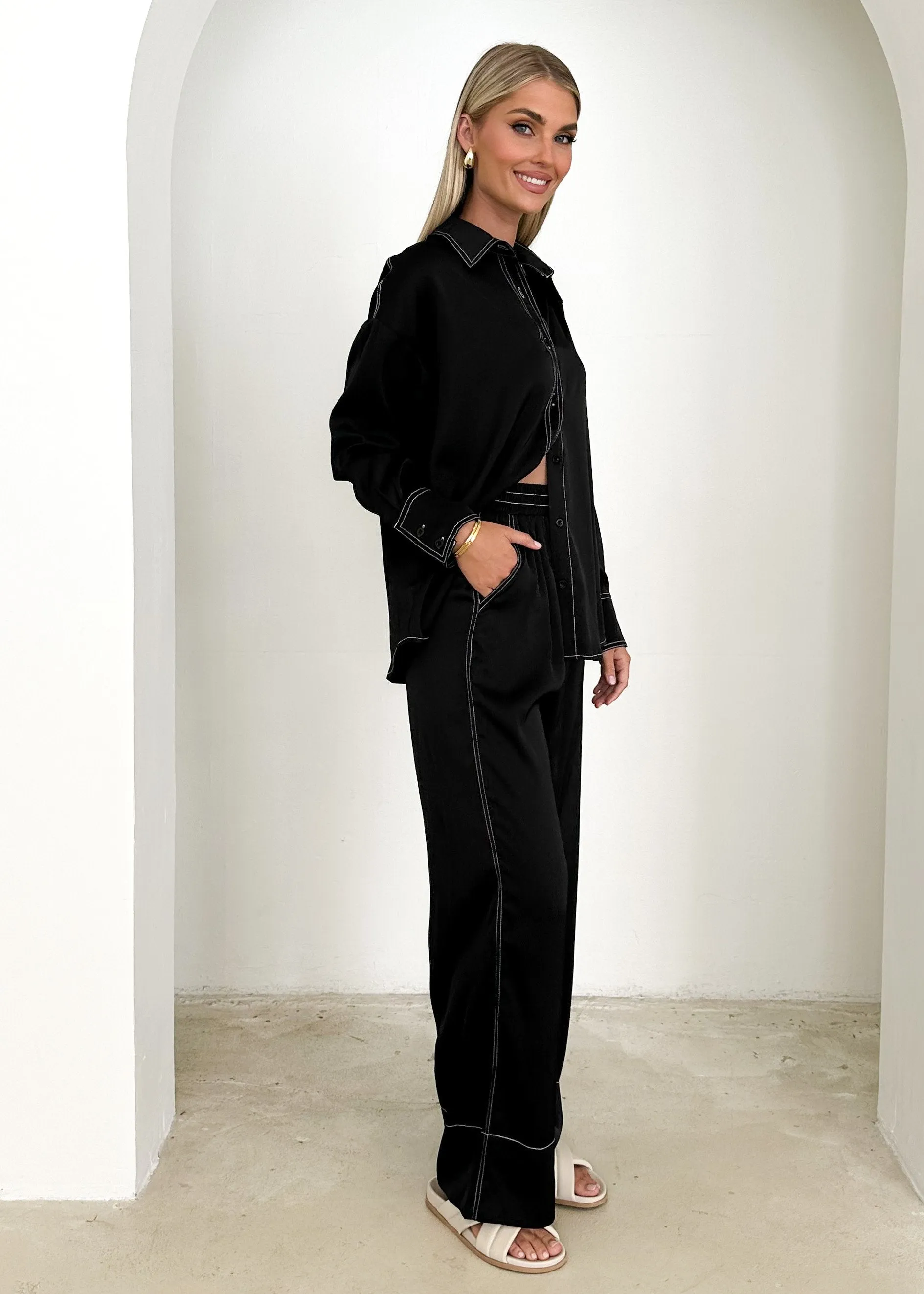 Alessia Pants - Black sold by Gingham & Heels product image thumbnail 4