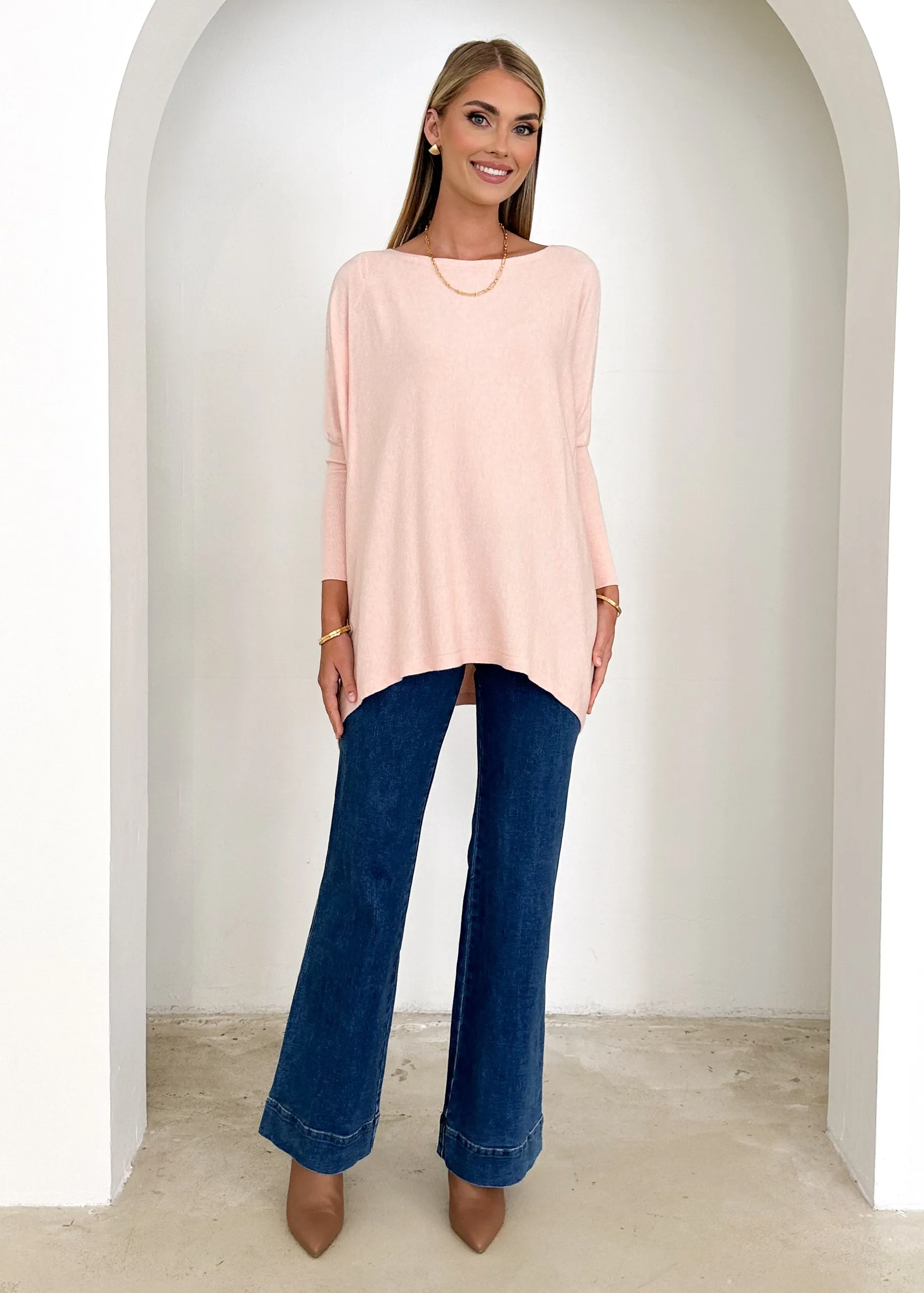 Ryden Knit Top - Blush sold by Gingham & Heels product image thumbnail 3