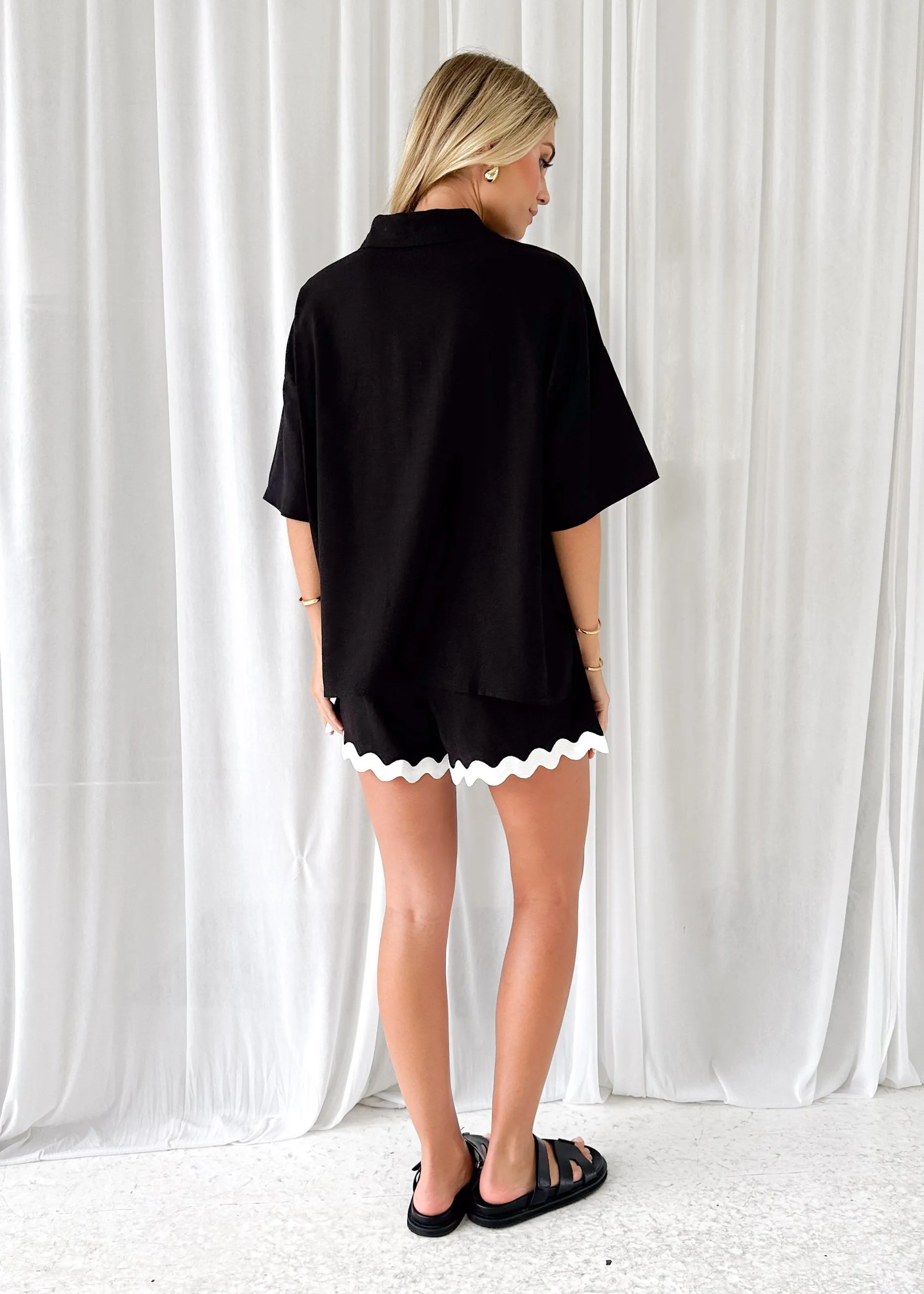 Amerro Shirt - Black sold by Gingham & Heels product image thumbnail 5