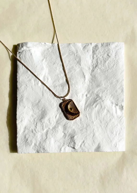 Oasis Gold Plated Necklace - Gold sold by Gingham & Heels