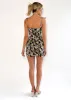 Blossom Mini Dress - Black Floral sold by Gingham & Heels