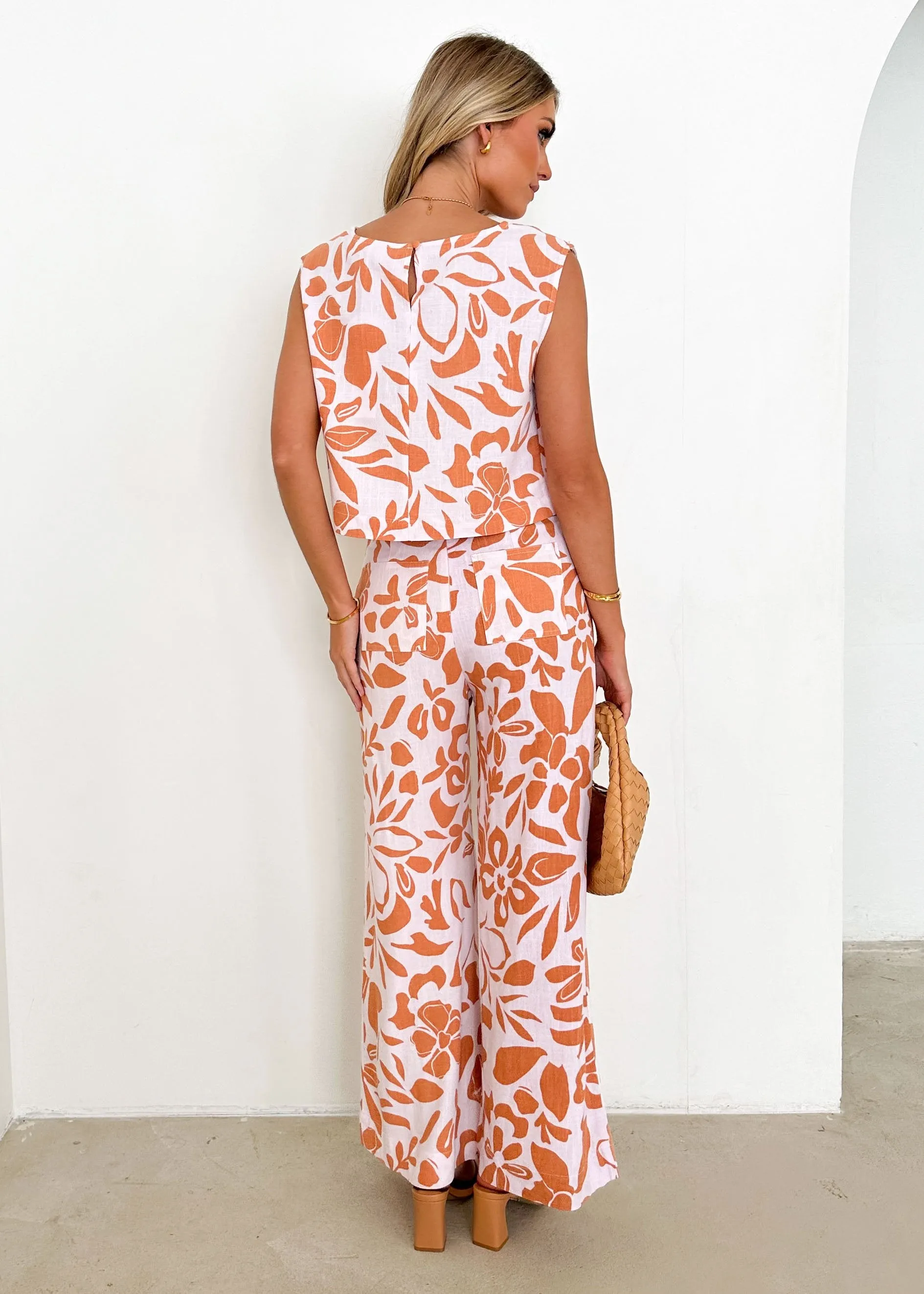 Zayso Pants - Kali Peach sold by Gingham & Heels product image thumbnail 5