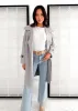 Chayso Knit Coat - Grey sold by Gingham & Heels