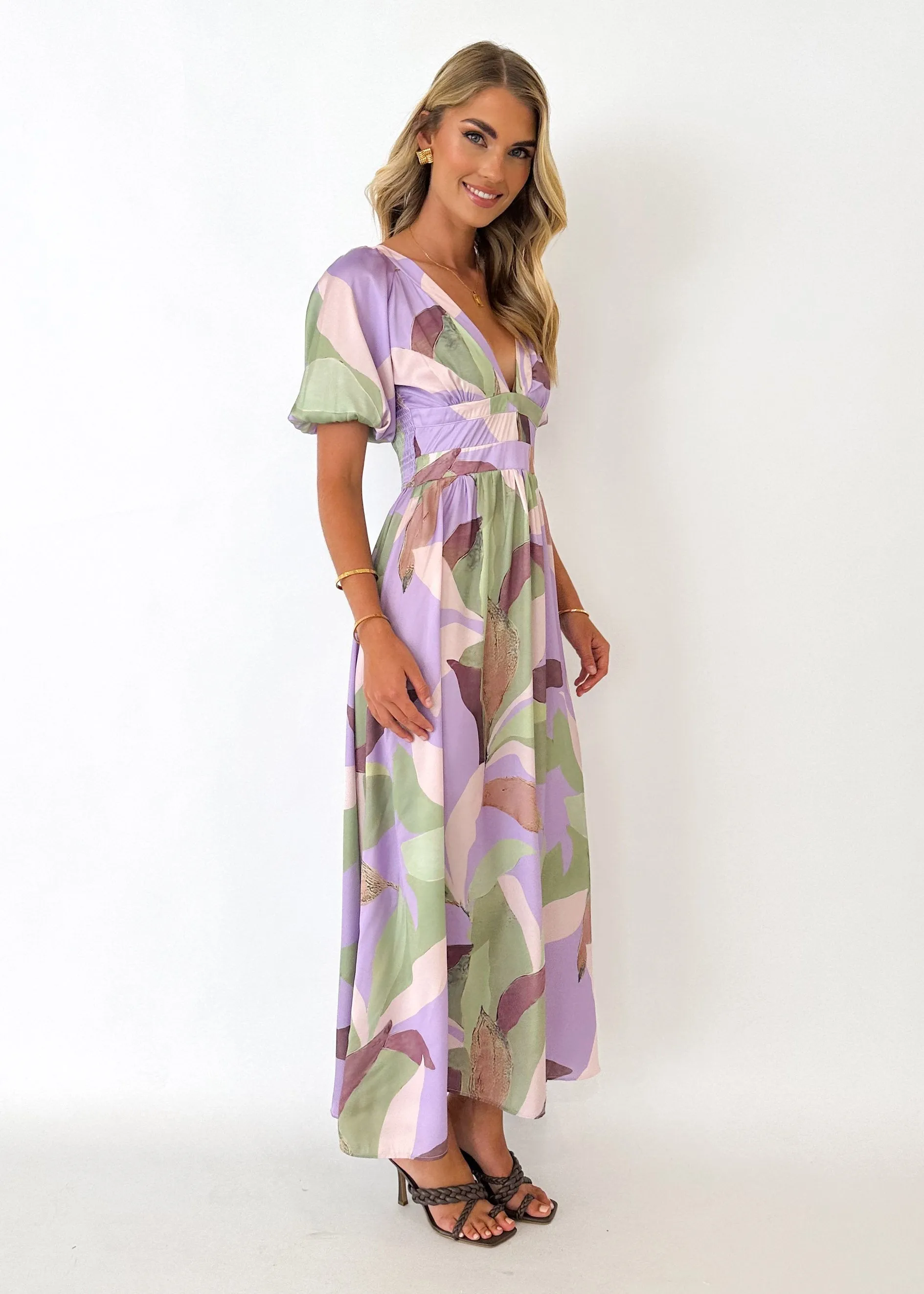 Licher Midi Dress - Lilac Calypso sold by Gingham & Heels product image thumbnail 4