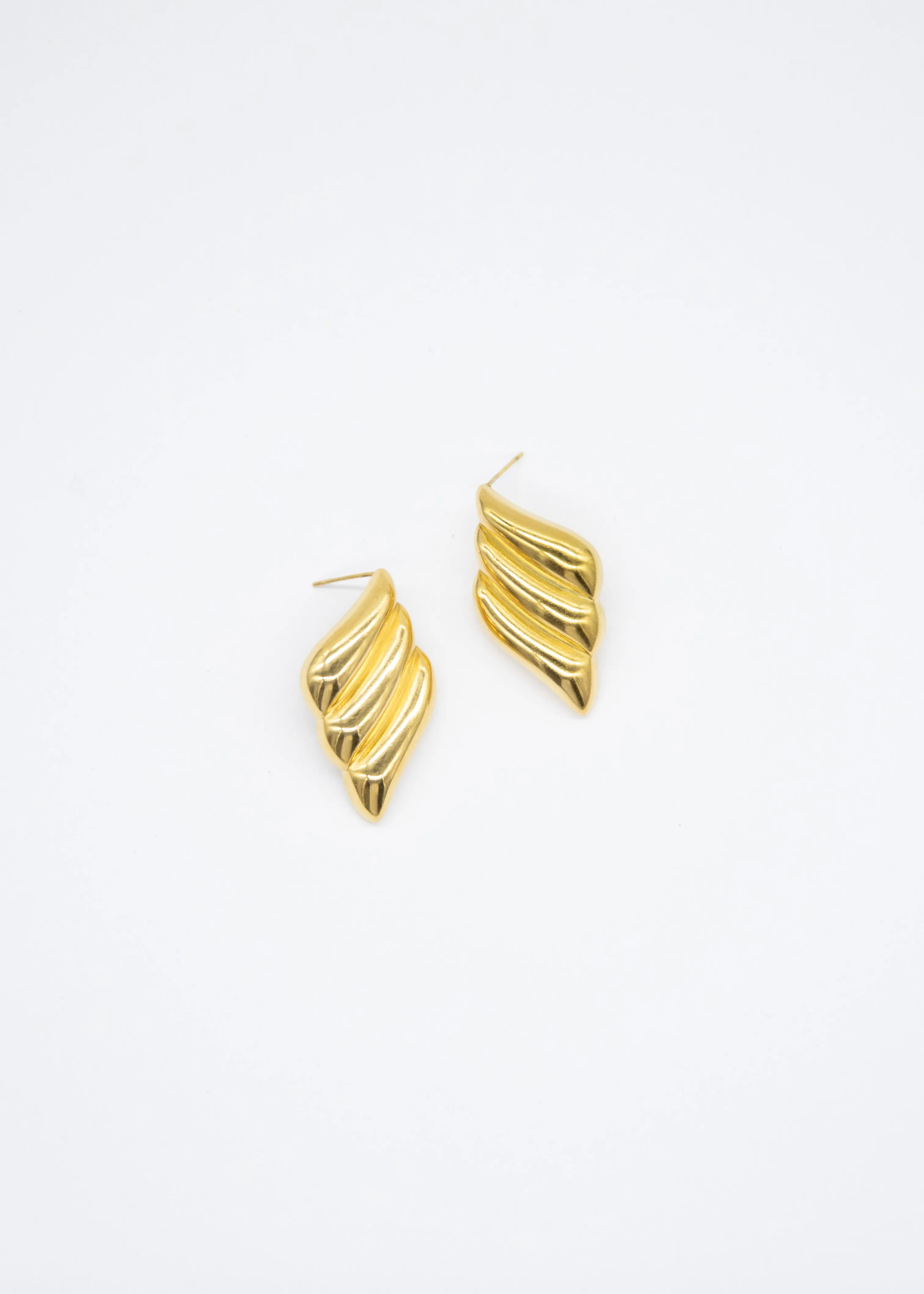 Grazina Earrings - Gold sold by Gingham & Heels