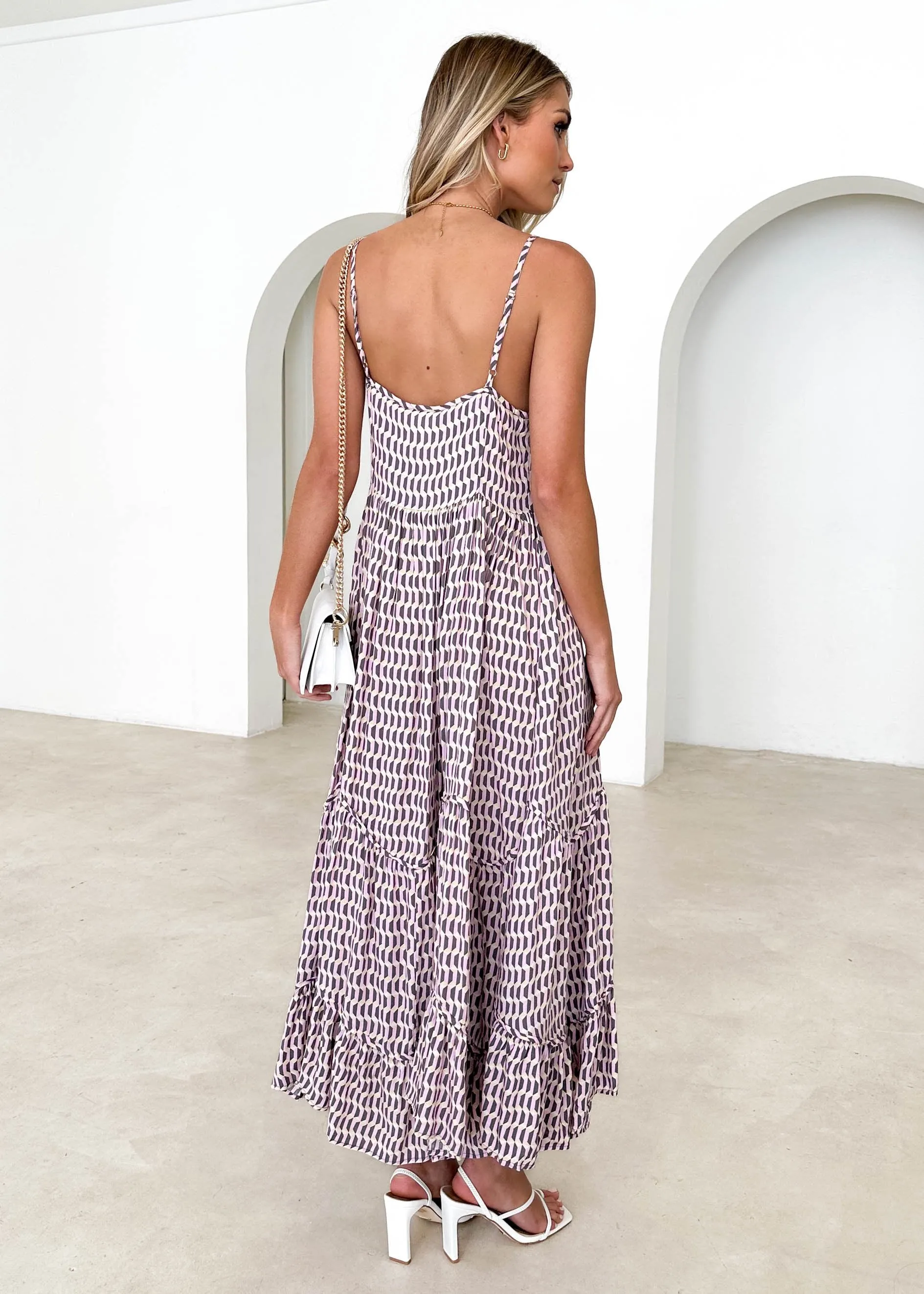Melina Maxi Dress - Lilac Addison sold by Gingham & Heels product image thumbnail 5