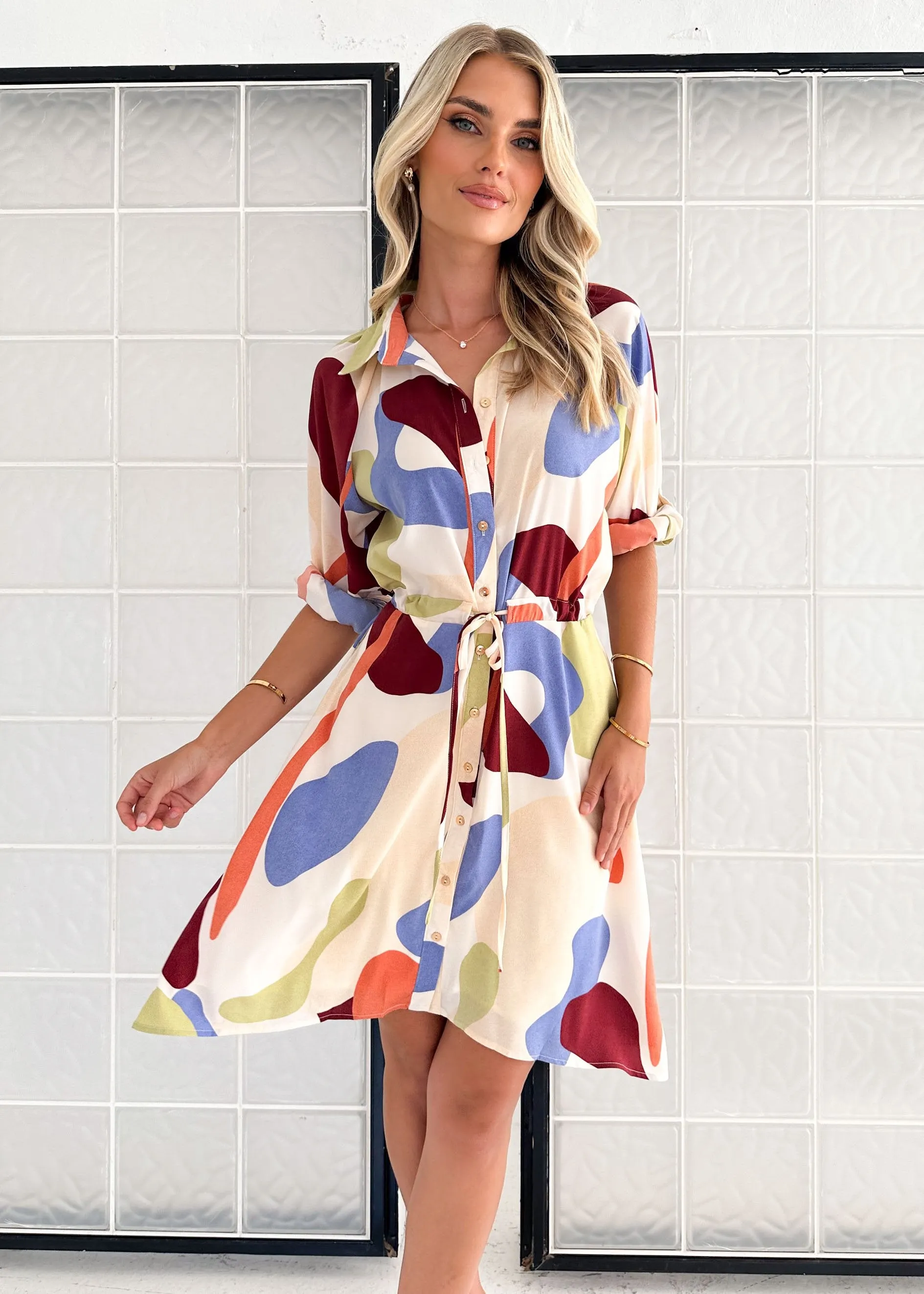 Emmorlo Dress - Acai Abstract sold by Gingham & Heels product image thumbnail 3