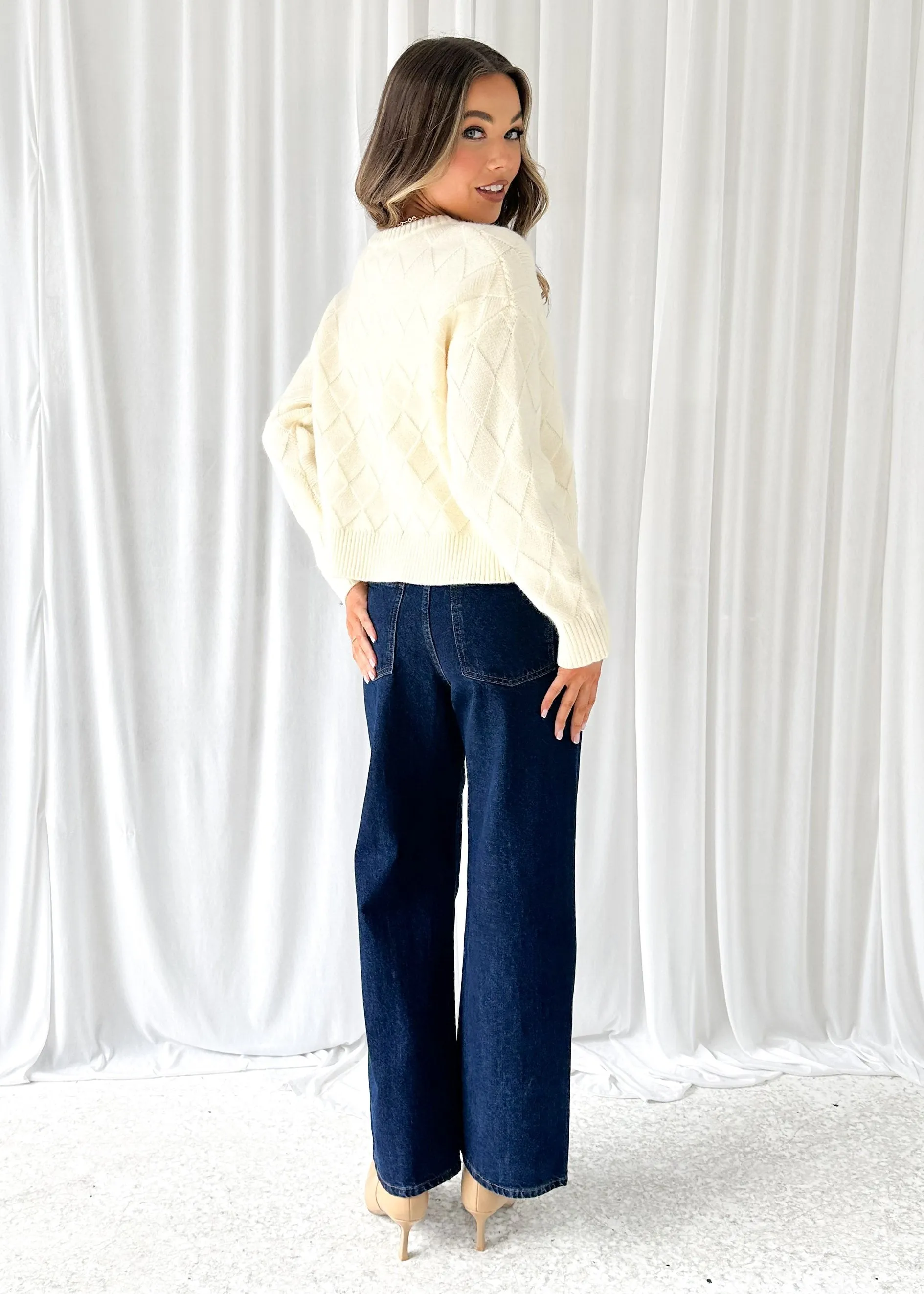 Ellsa Sweater - Milk sold by Gingham & Heels product image thumbnail 5