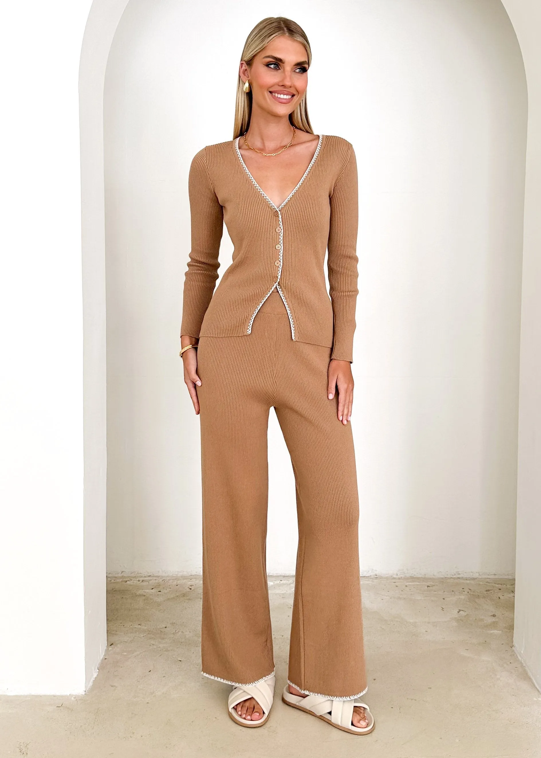 Kelosa Knit Top - Taupe sold by Gingham & Heels product image thumbnail 4