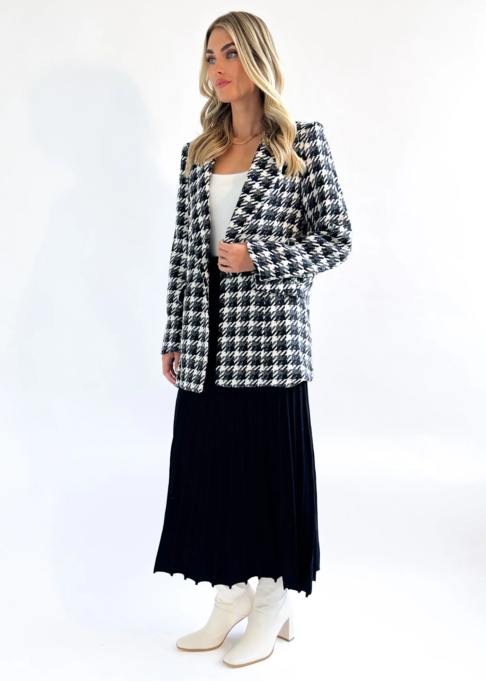 Talavera Blazer - Black Check sold by Gingham & Heels product image thumbnail 4