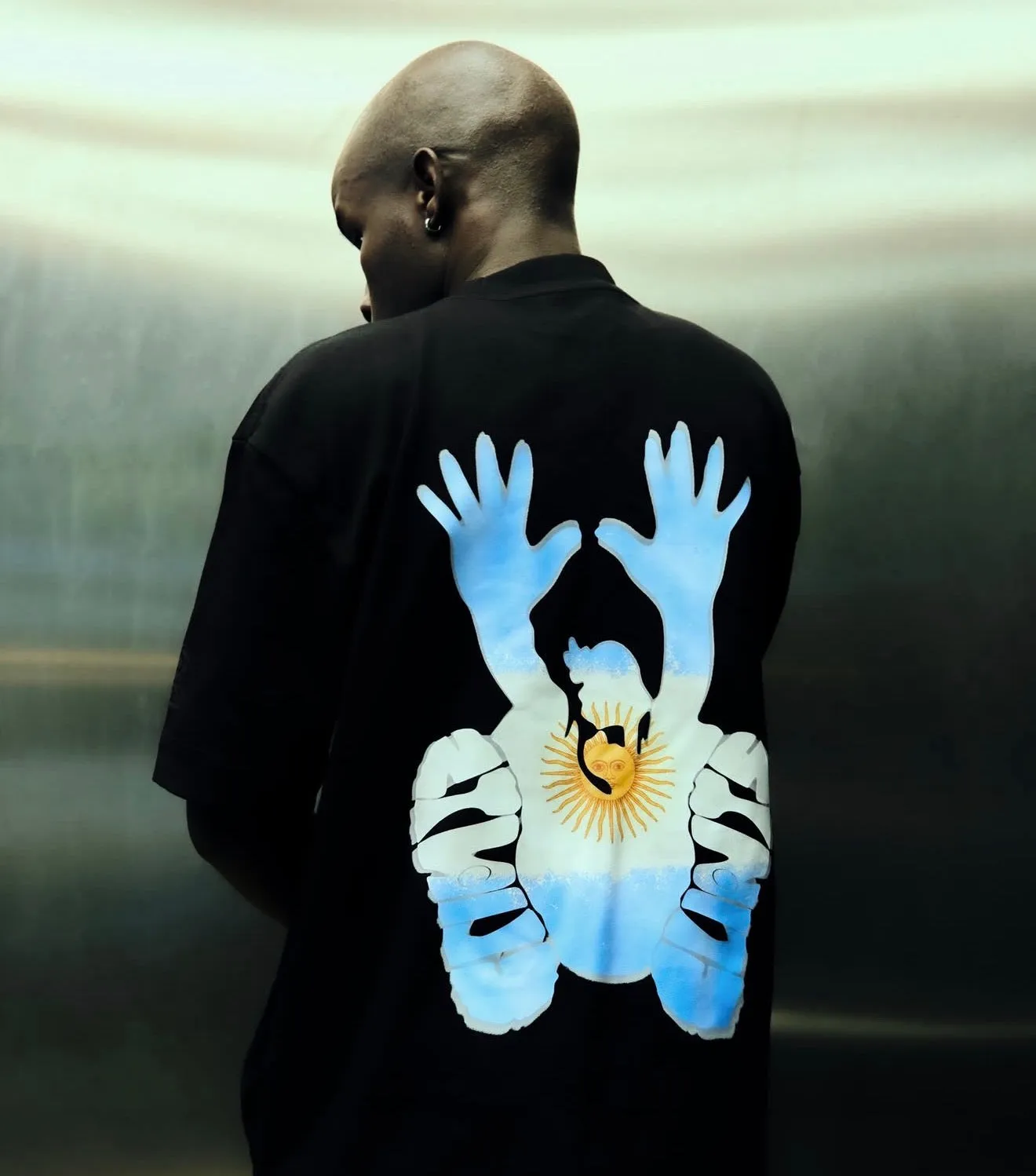 'Argentina' - Heavyweight Tee sold by Clints product image thumbnail 4