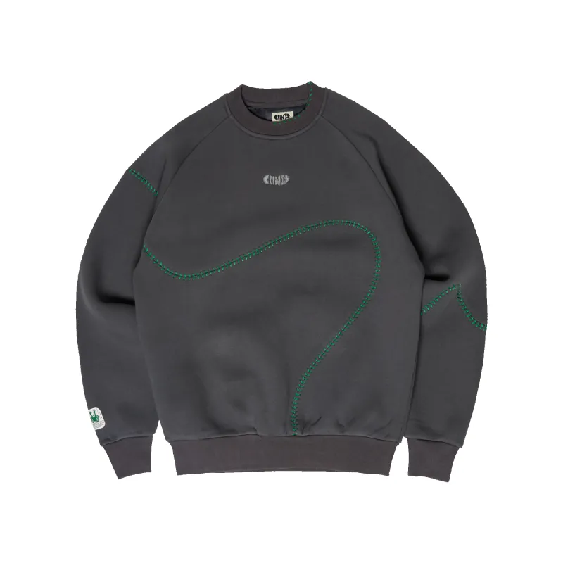 Baseball Sweatshirt - Grey made by Clints