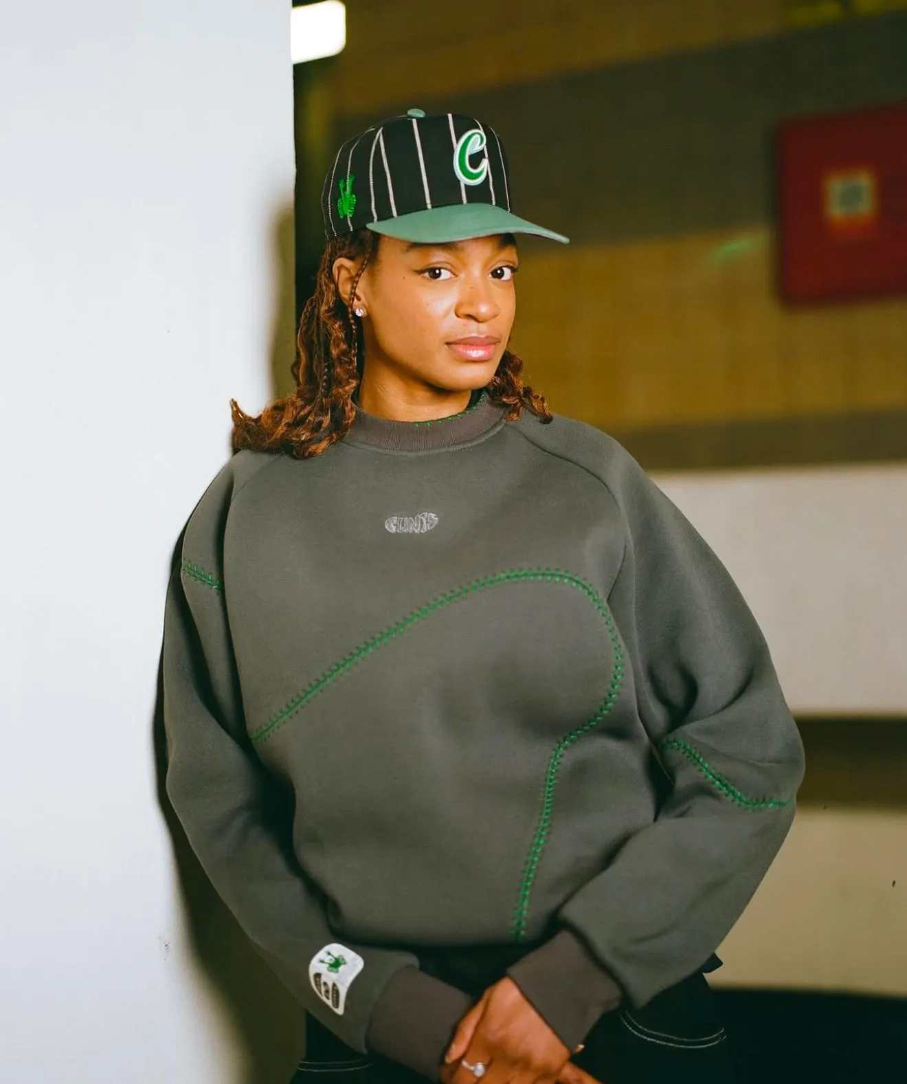 Baseball Sweatshirt - Grey sold by Clints product image thumbnail 2