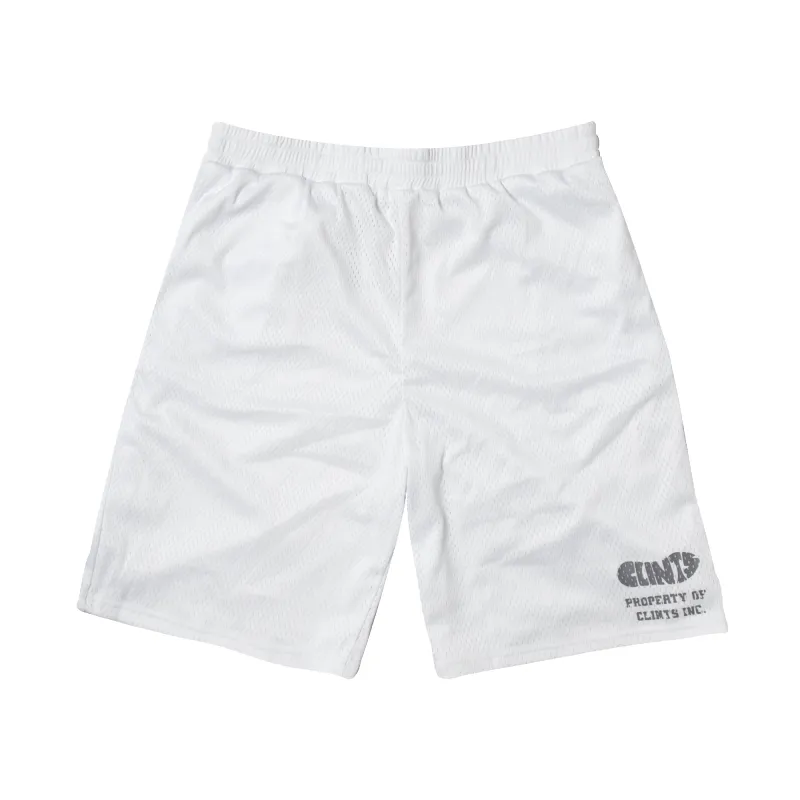 Mesh Shorts - White made by Clints